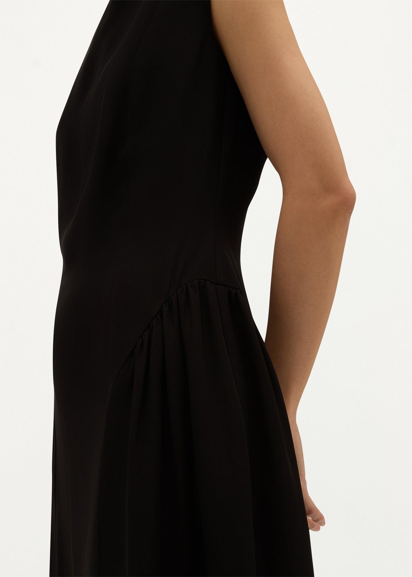 Georgiana Dress, Black, hi-res