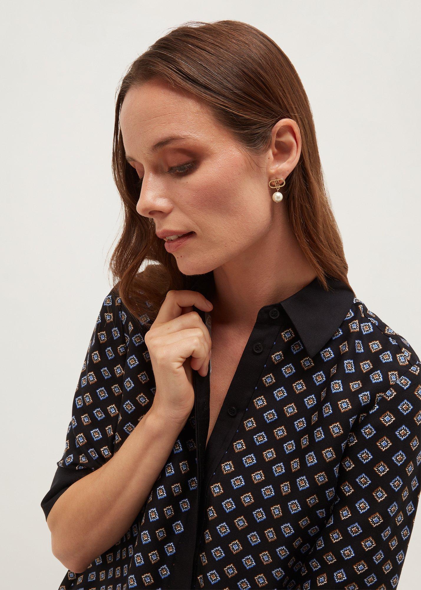 Marciella Tunic Dress, Navy Multi, hi-res