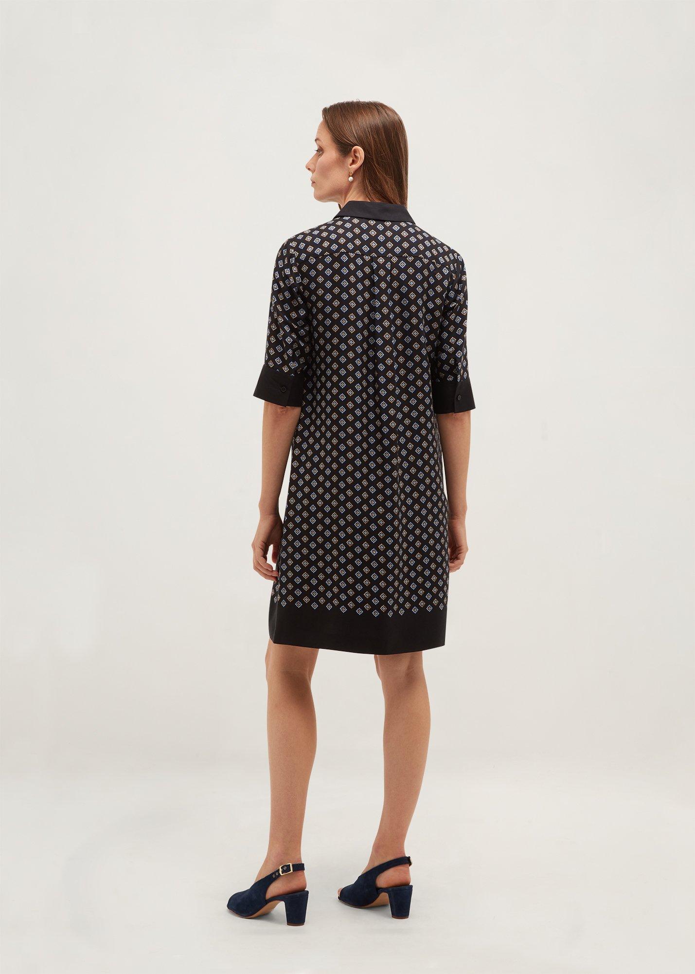 Marciella Tunic Dress, Navy Multi, hi-res