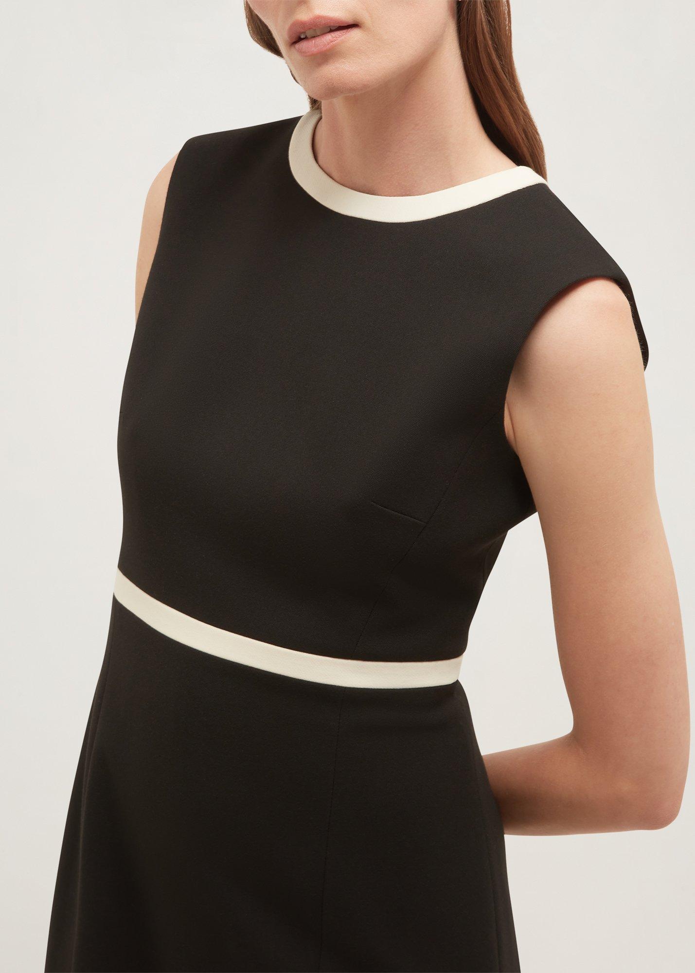 Rosalind Dress, Black Ivory, hi-res