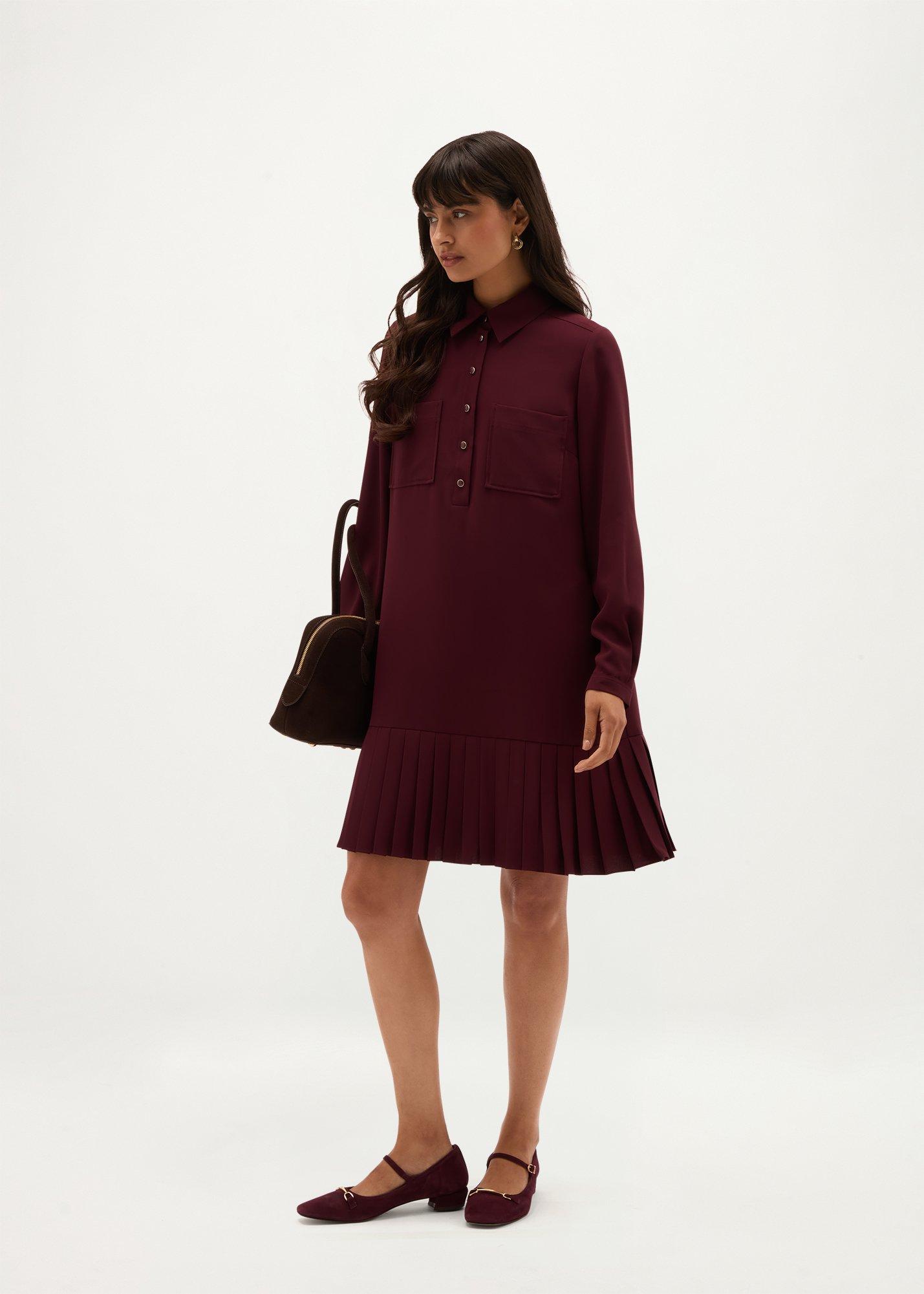 Tina Dress, Fig Purple, hi-res