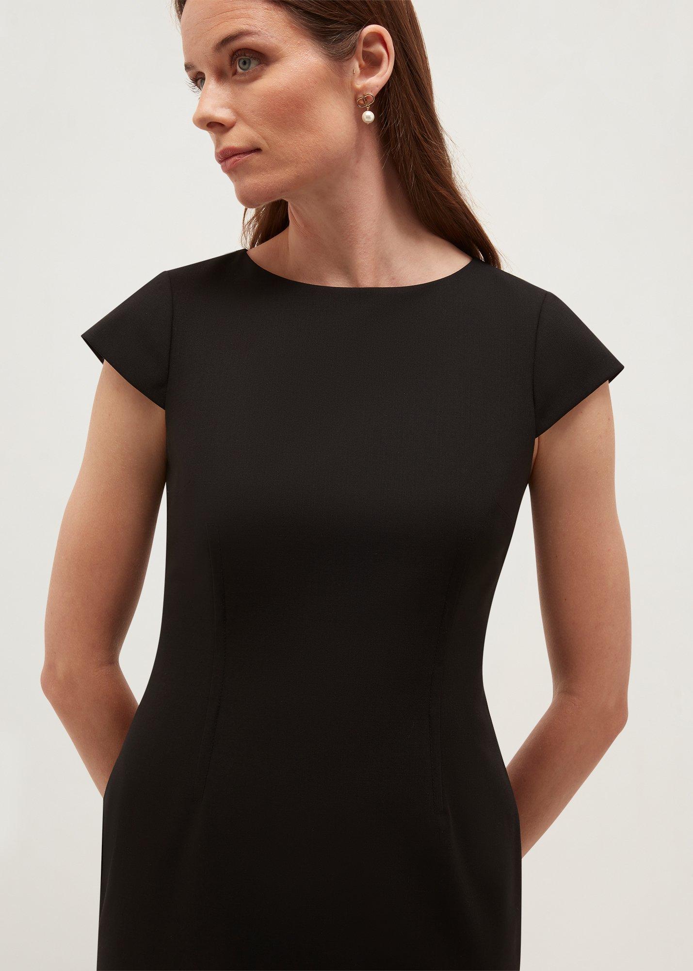 Nia Dress, Black, hi-res