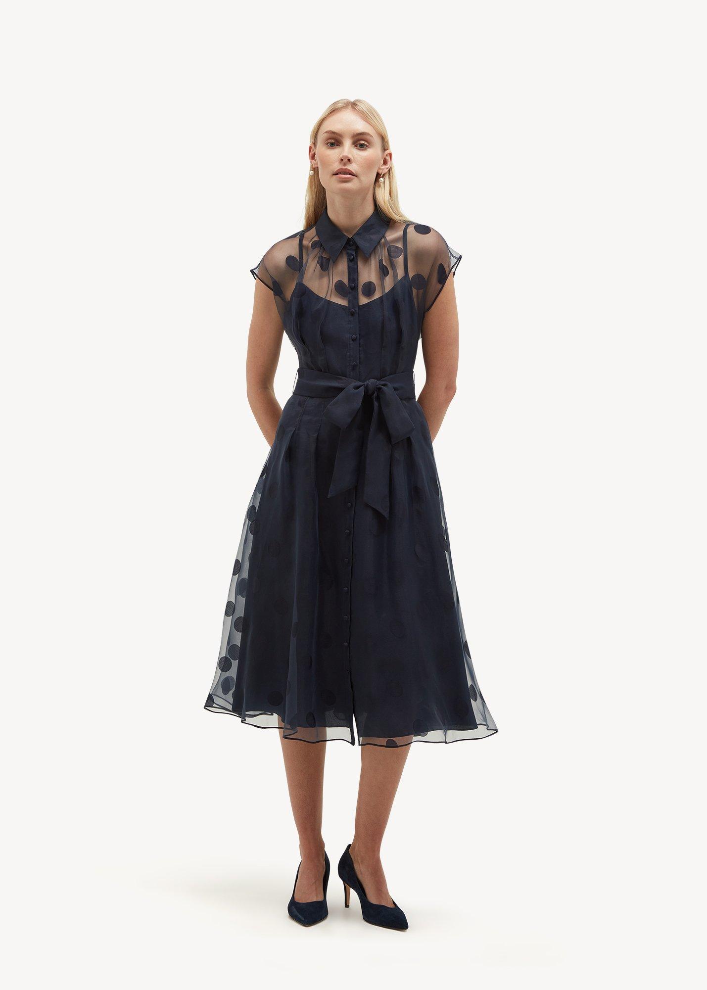 Tess Spot Shirt Dress