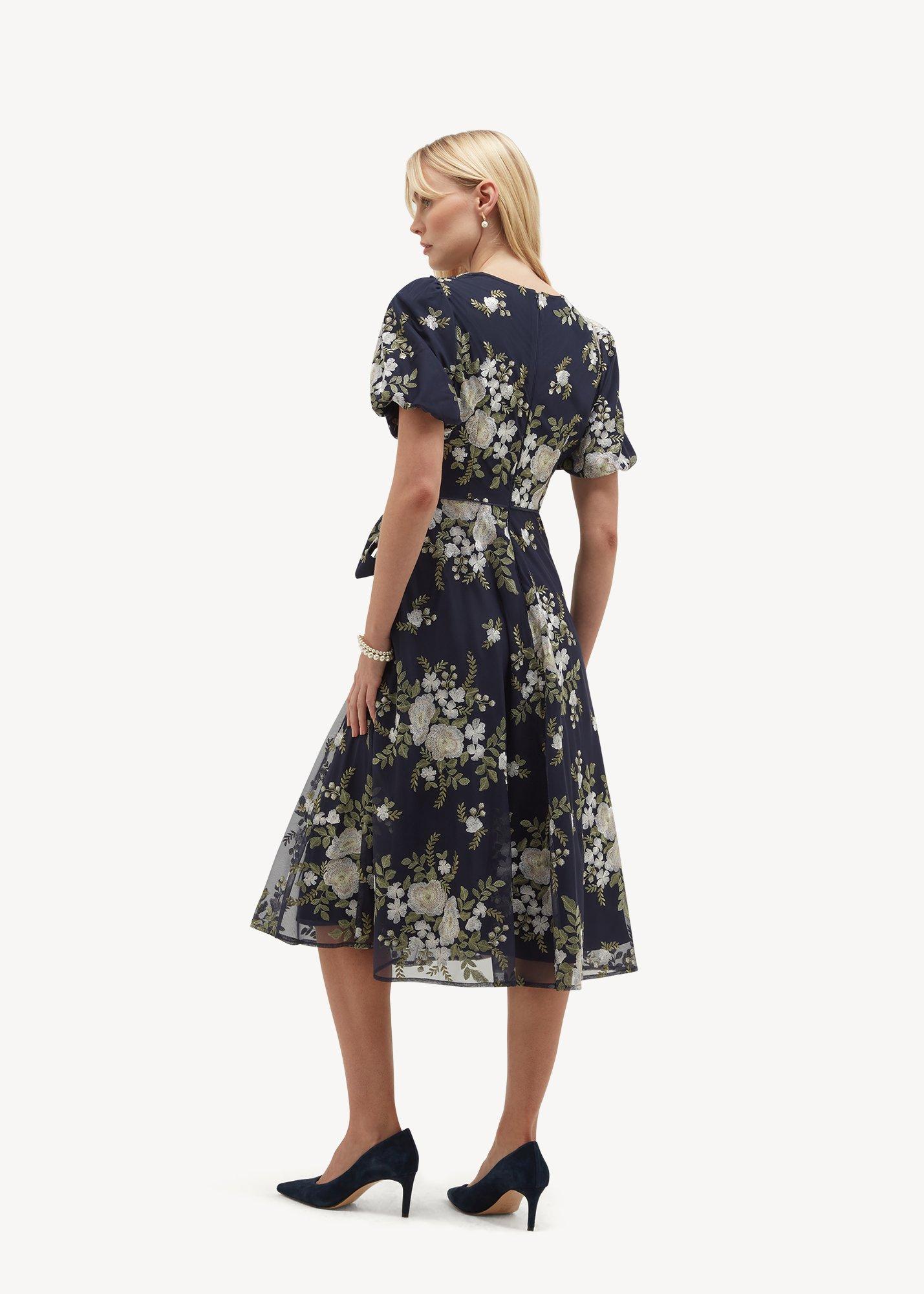 Petite Ira Dress, Midnight Ivory, hi-res