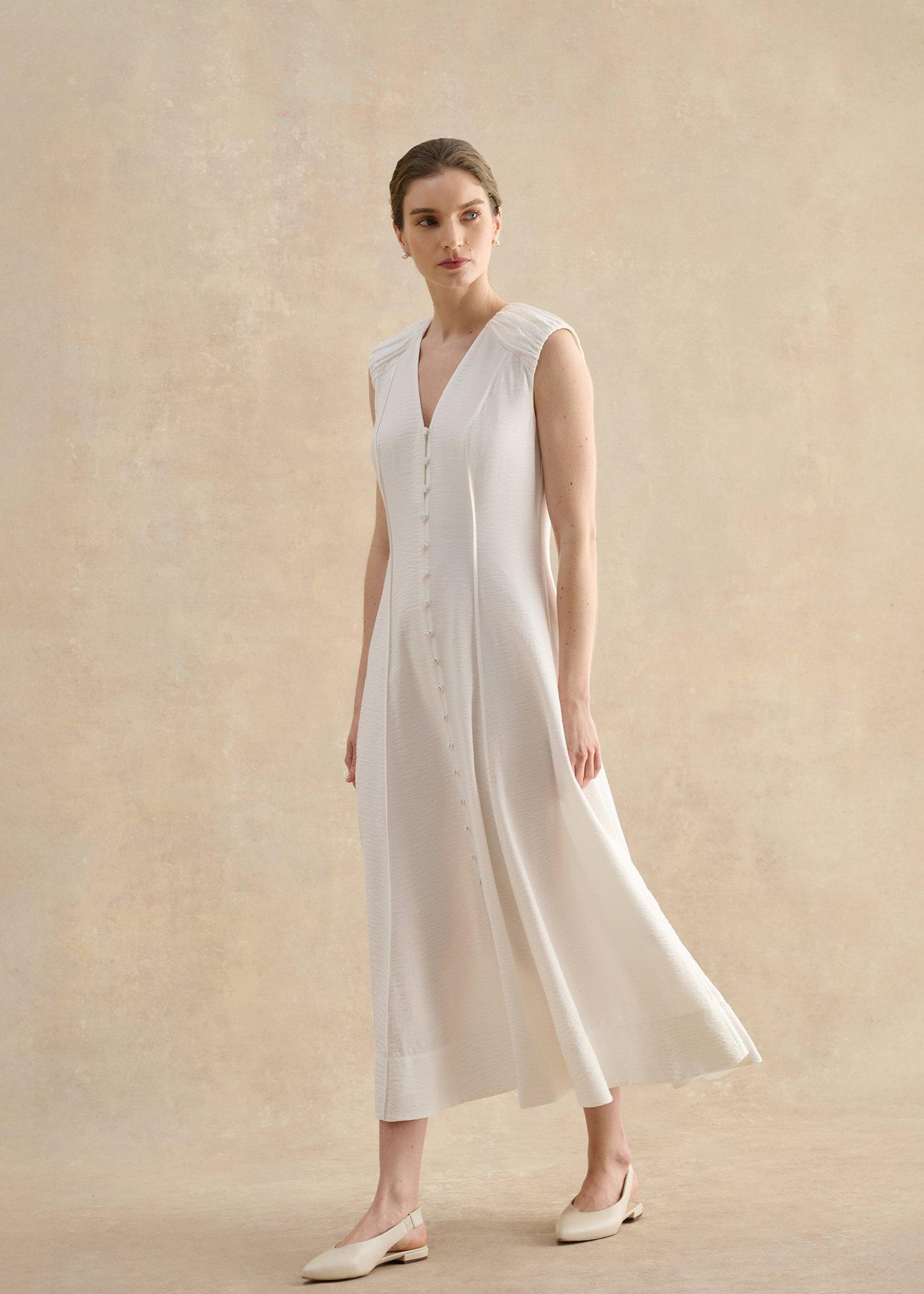 Elida Button Through Dress