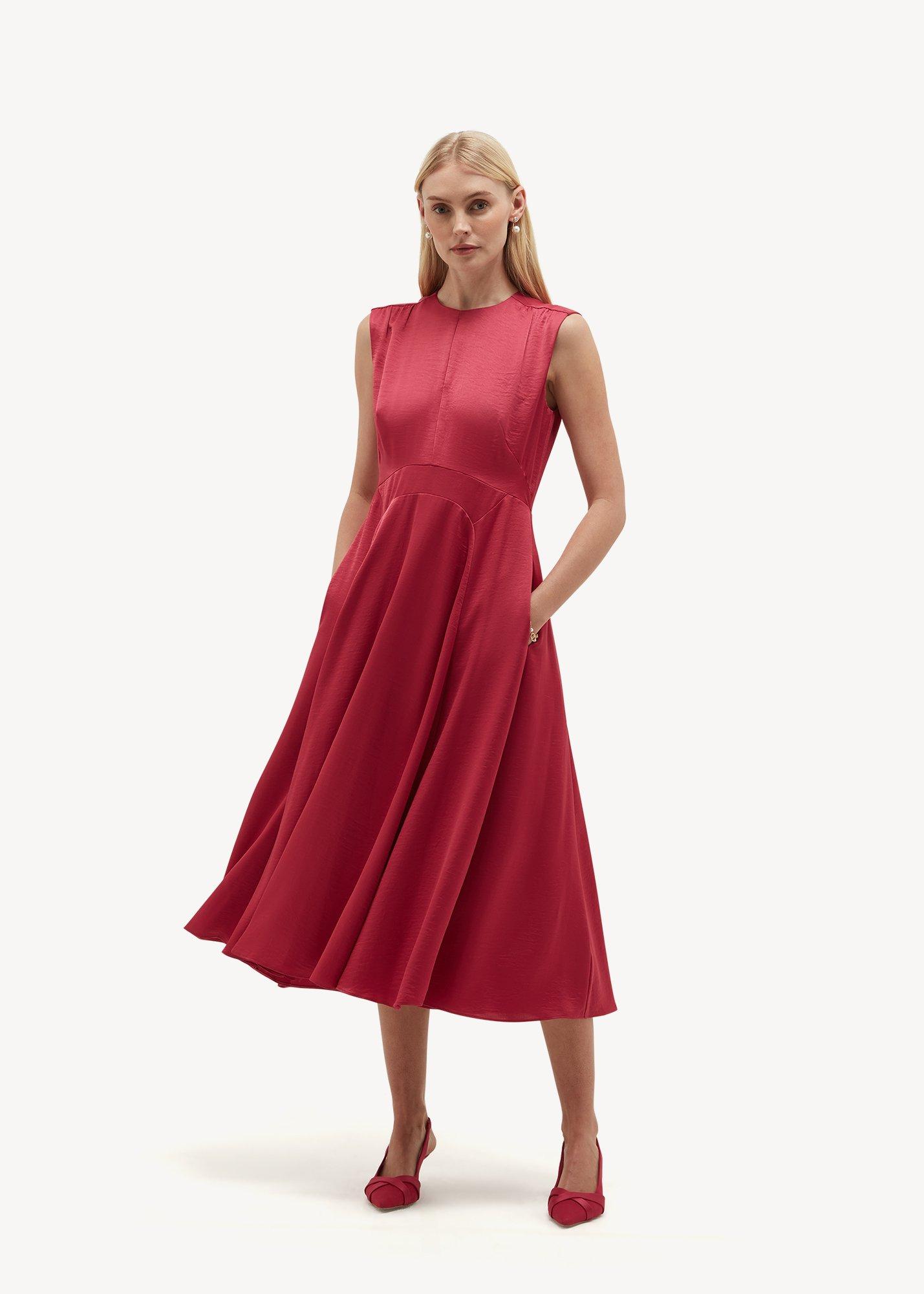 Isobel Textured Satin Dress