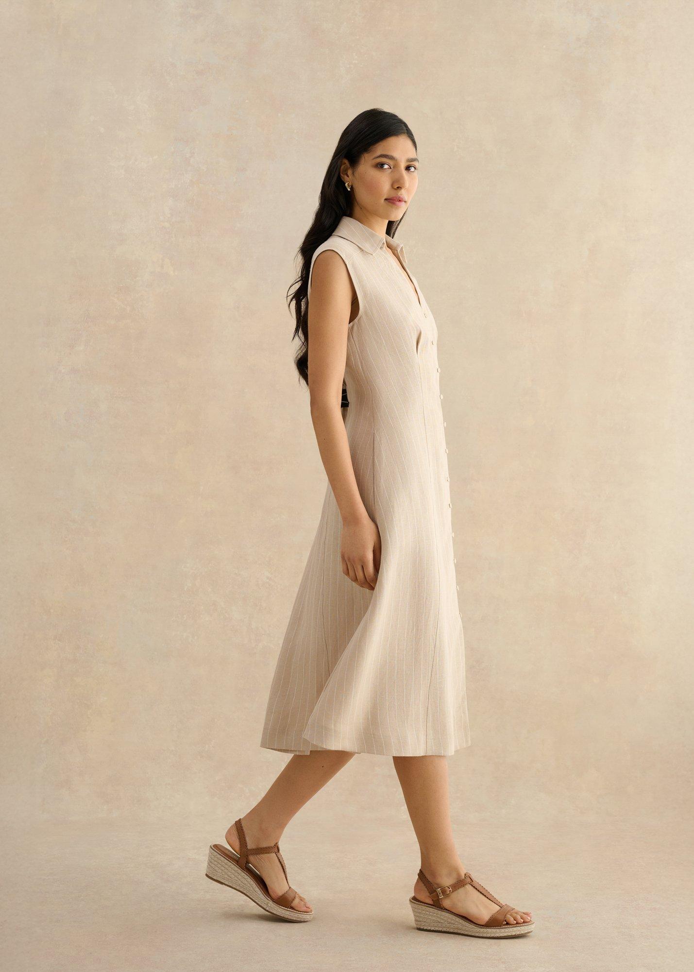 Charlize Linen Dress