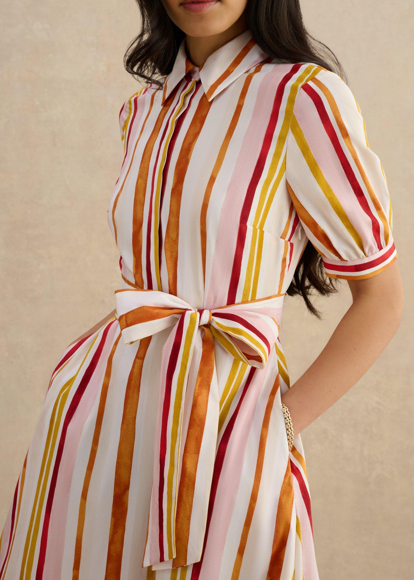 Petite Cressida Dress, Ivory Multi, hi-res