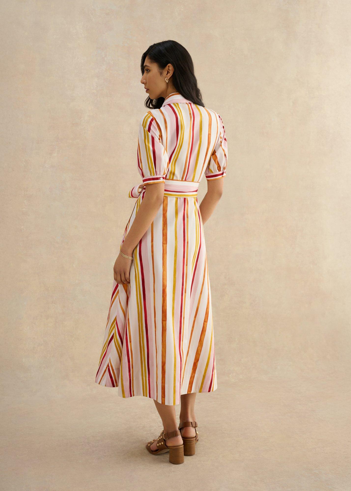 Petite Cressida Dress, Ivory Multi, hi-res