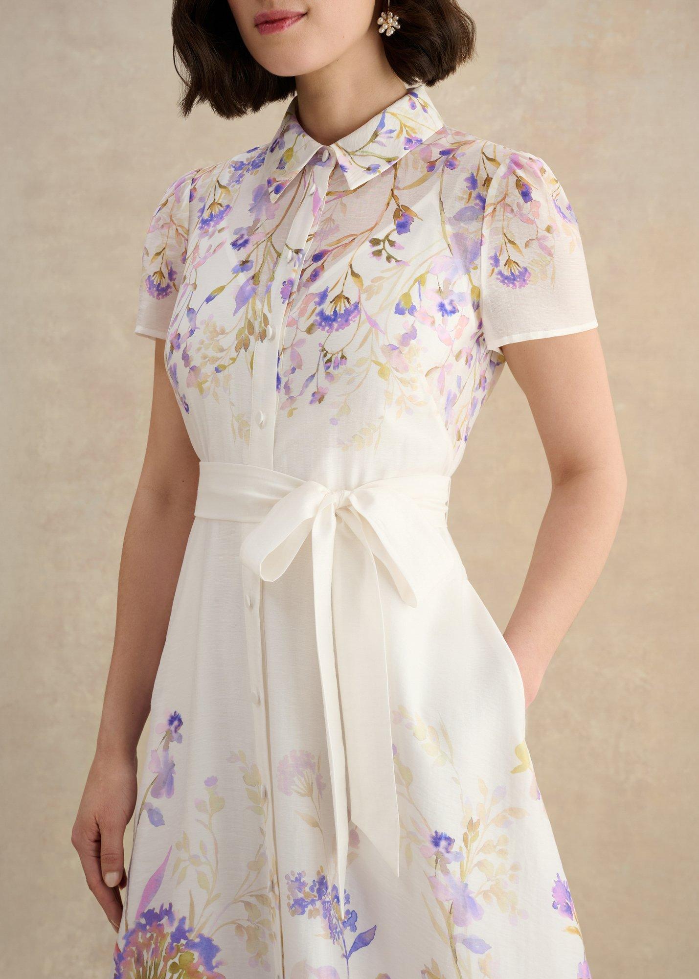 Grosvenor Dress, Ivory Multi, hi-res