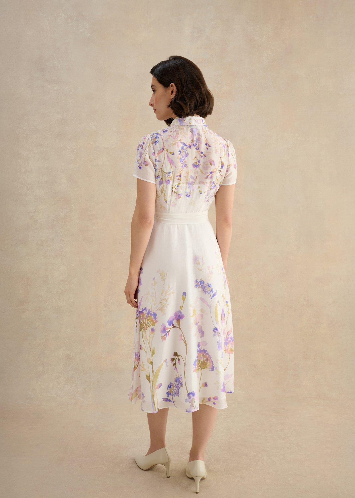 Grosvenor Dress, Ivory Multi, hi-res