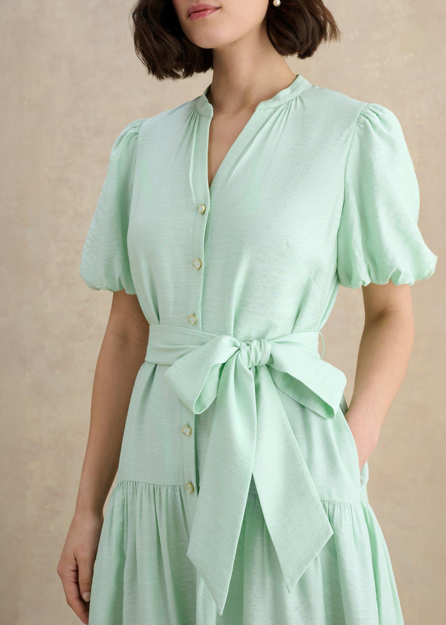 Cleveden Shirt Dress, Soft Mint, hi-res