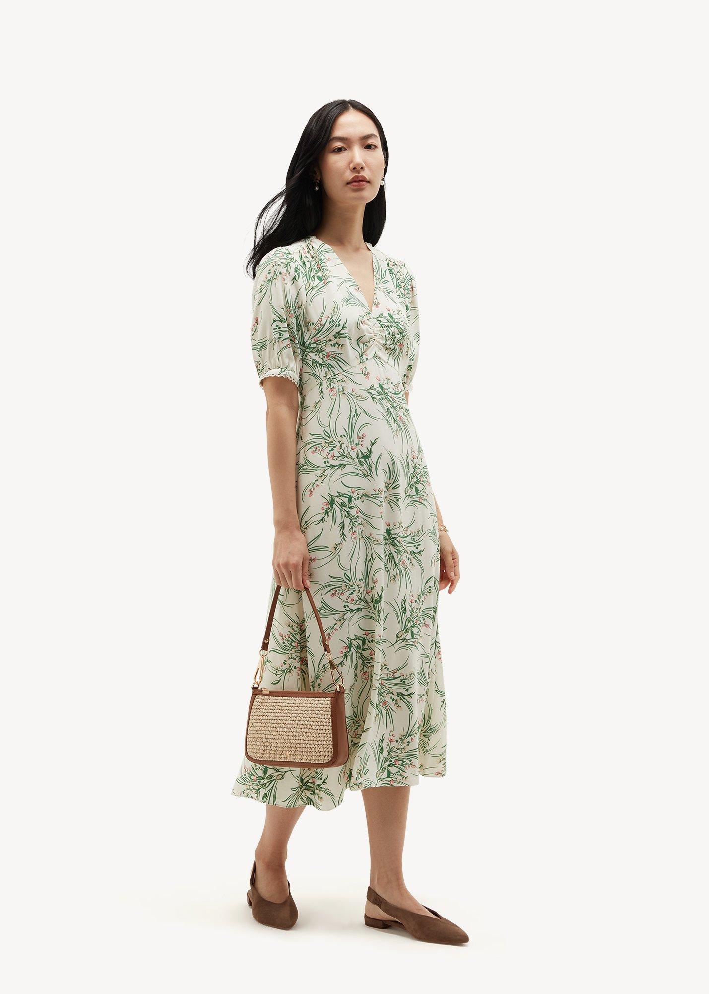 Florentina Dress, Ivory Multi, hi-res