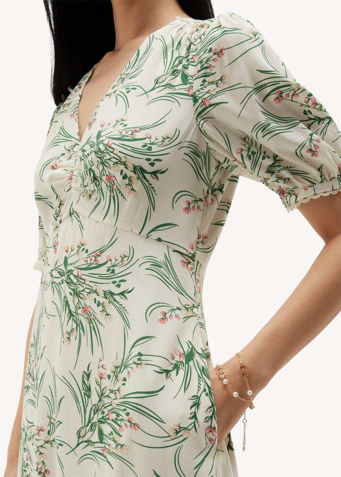 Petite Florentina Dress, Ivory Multi, hi-res