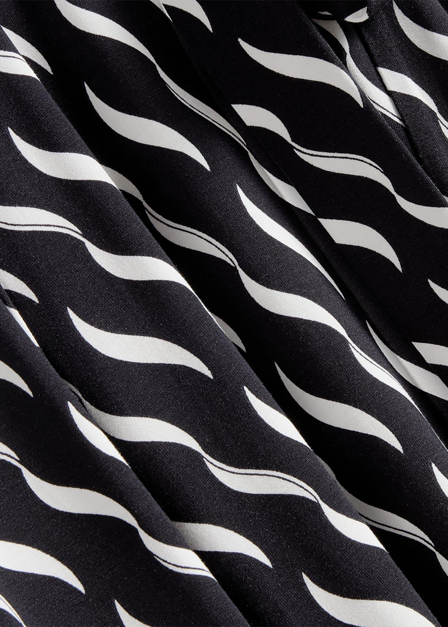 Theodora  Jersey Dress, Navy Ivory, hi-res