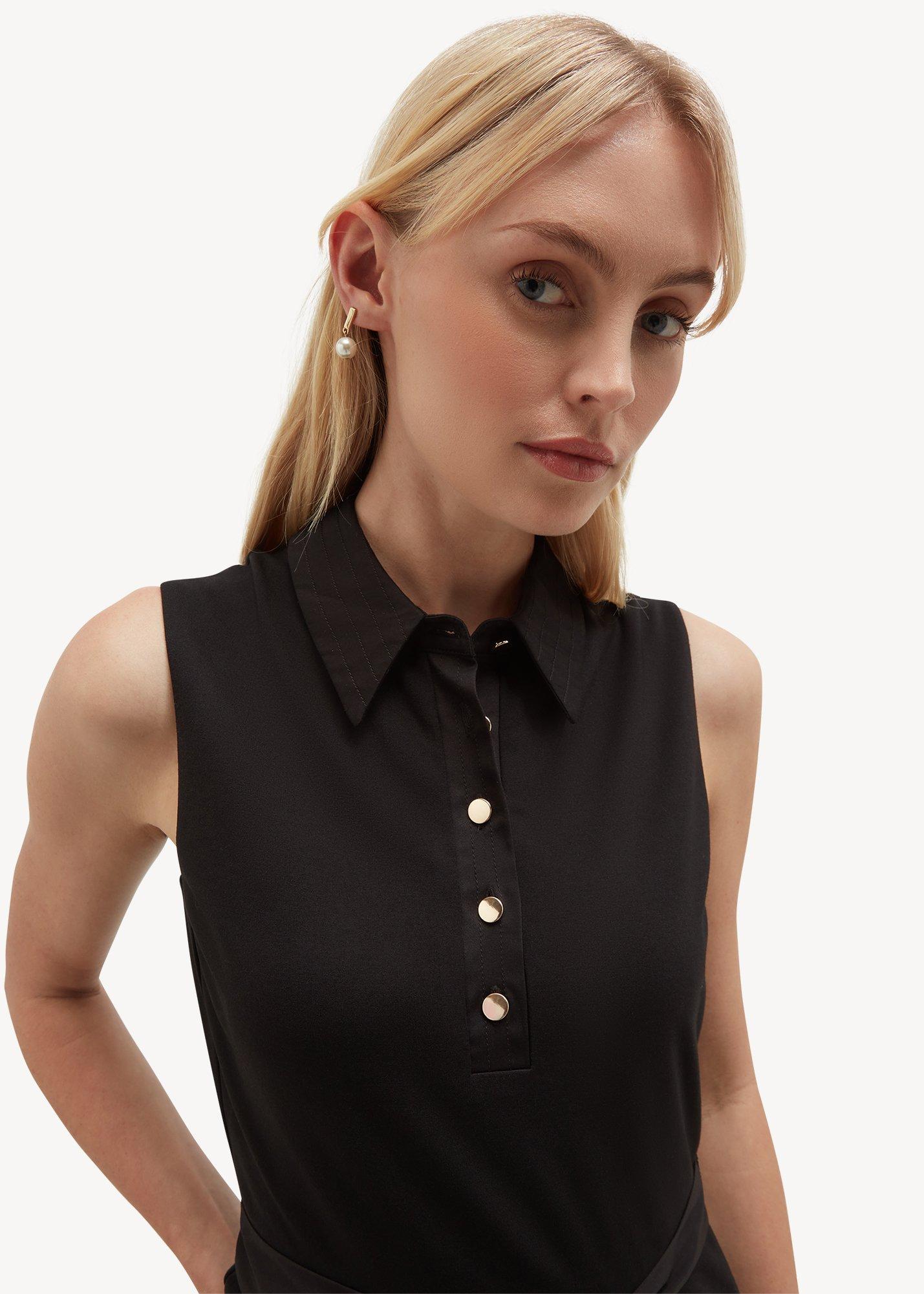 Lilia Jersey Dress, Hobbs Black, hi-res