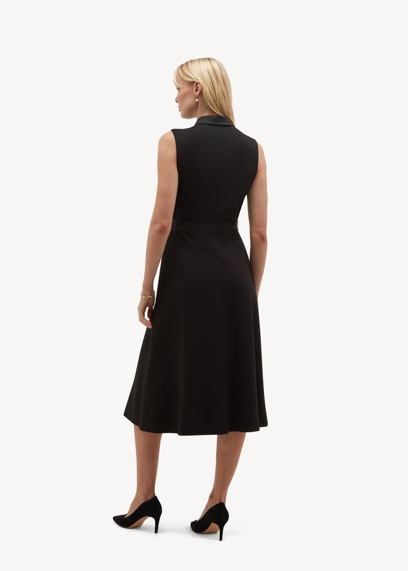 Lilia Jersey Dress, Hobbs Black, hi-res