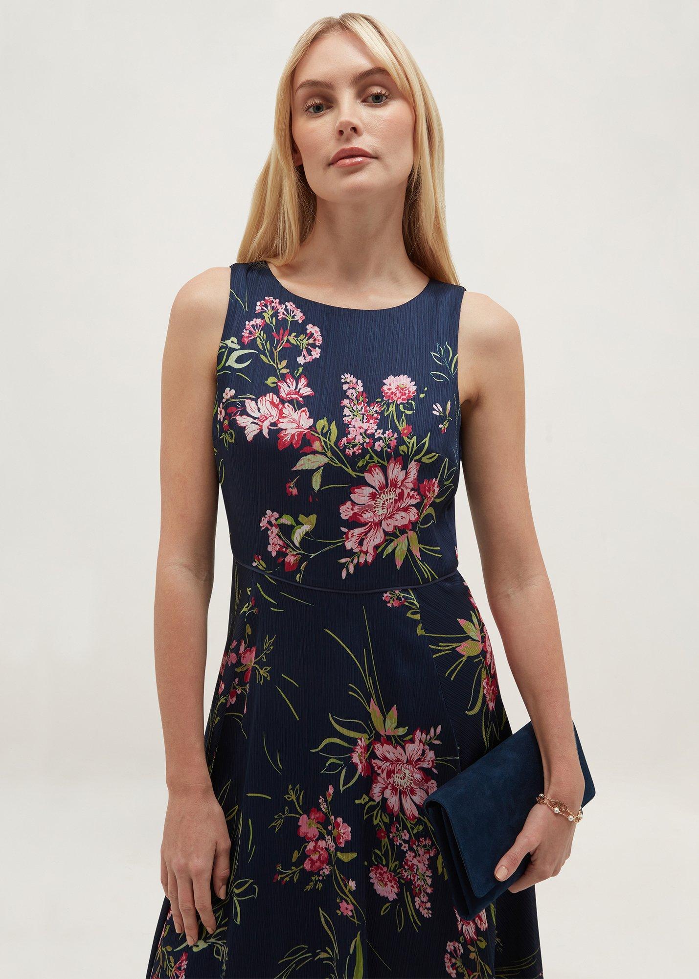 Petite Carly Dress, Midnight Multi, hi-res