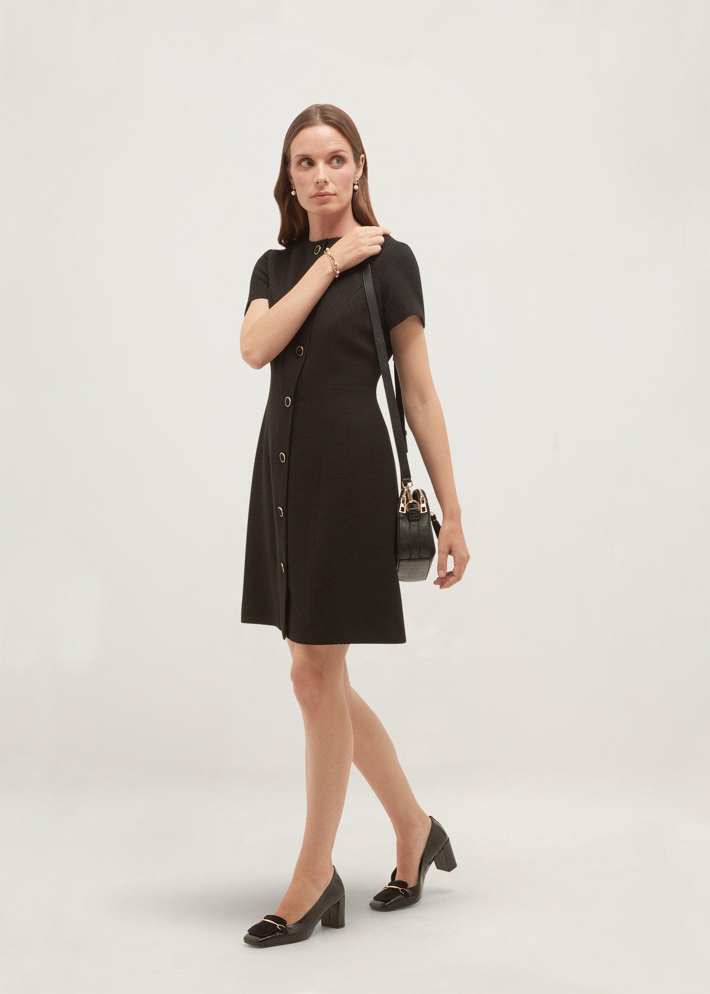 Elowen Dress, Black, hi-res