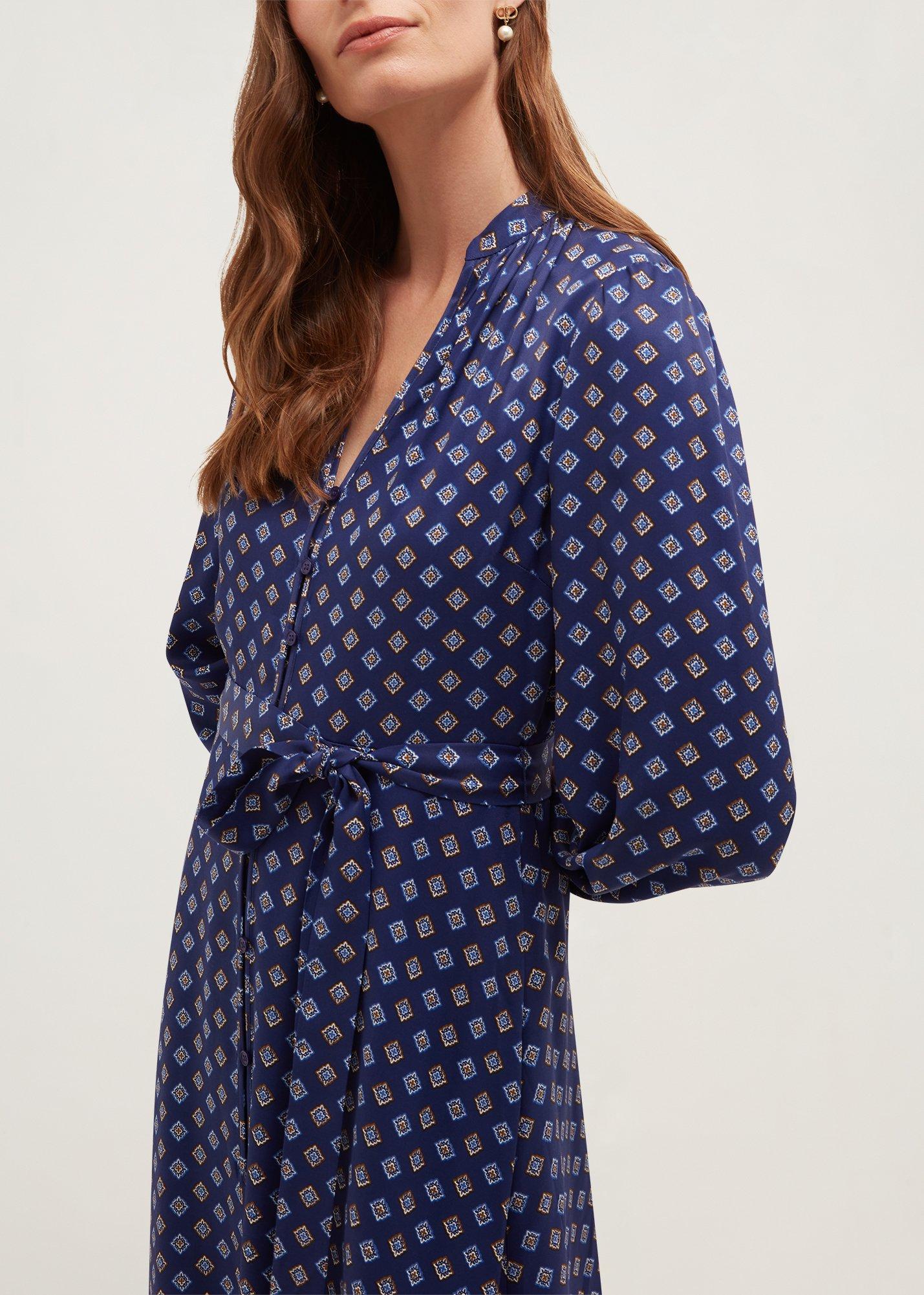 Zia Dress, Blue Multi, hi-res