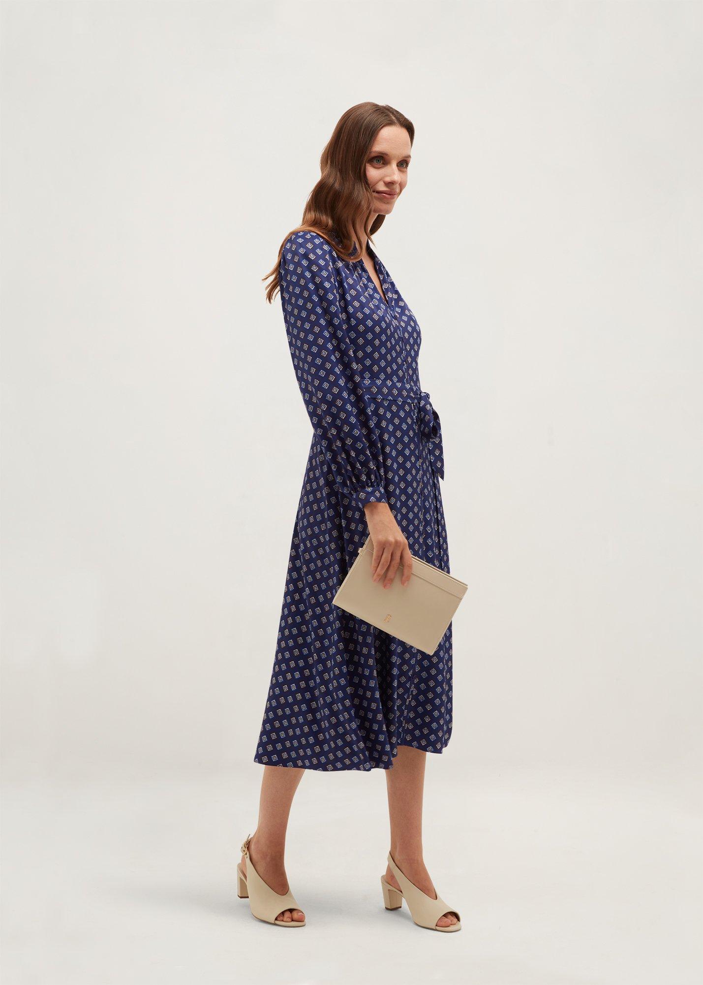 Zia Dress, Blue Multi, hi-res