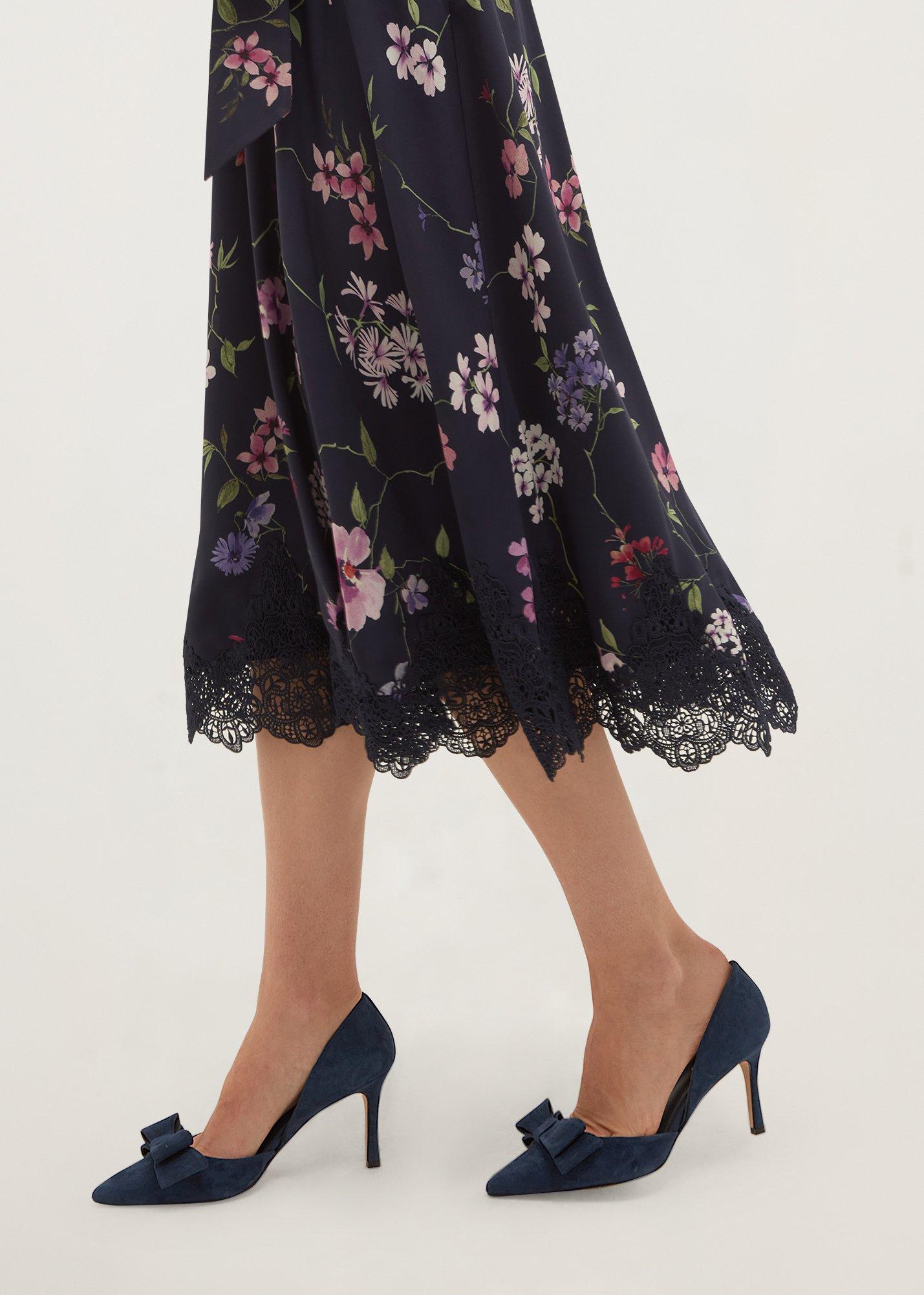 Isadora Lace Insert Dress, Midnight Multi, hi-res