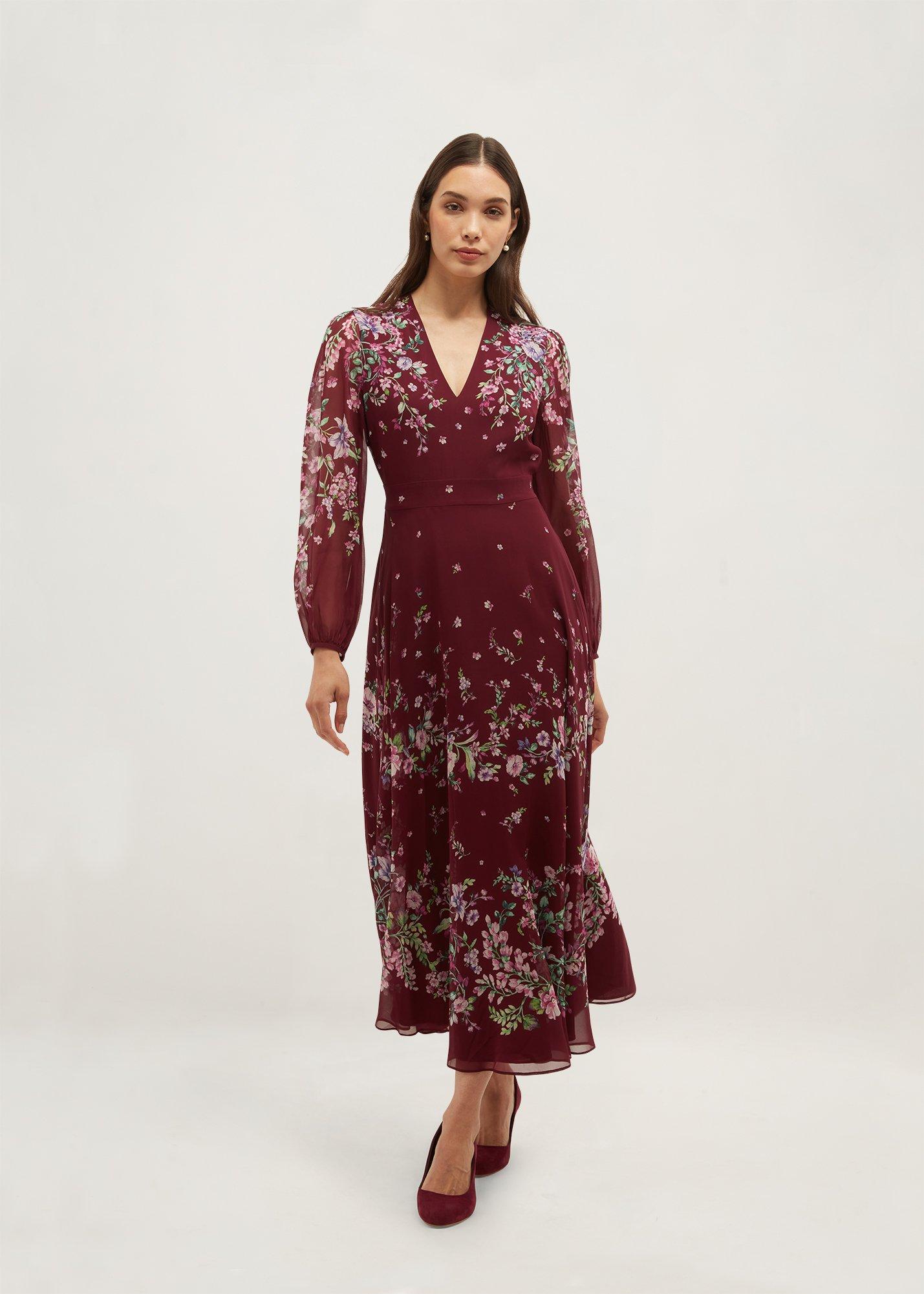 Maeve Floral Silk Dress