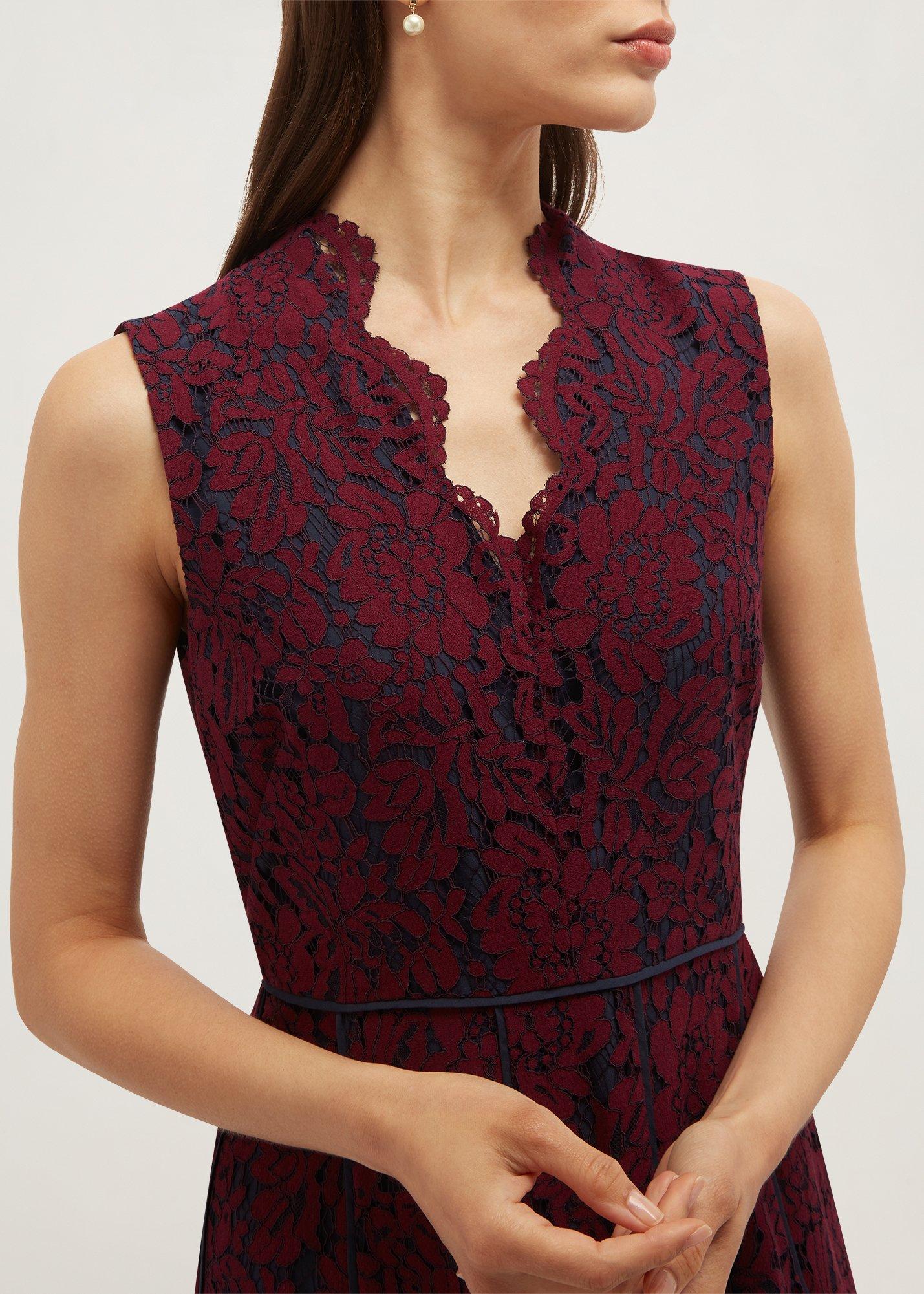 Quin Lace Dress, Plum Midnight, hi-res