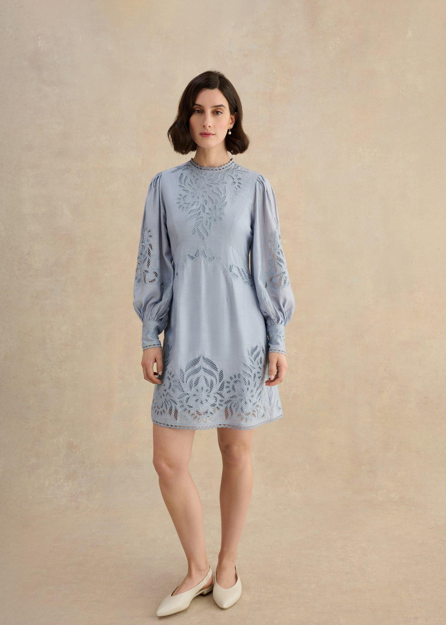Witley Embroidered Mini Dress