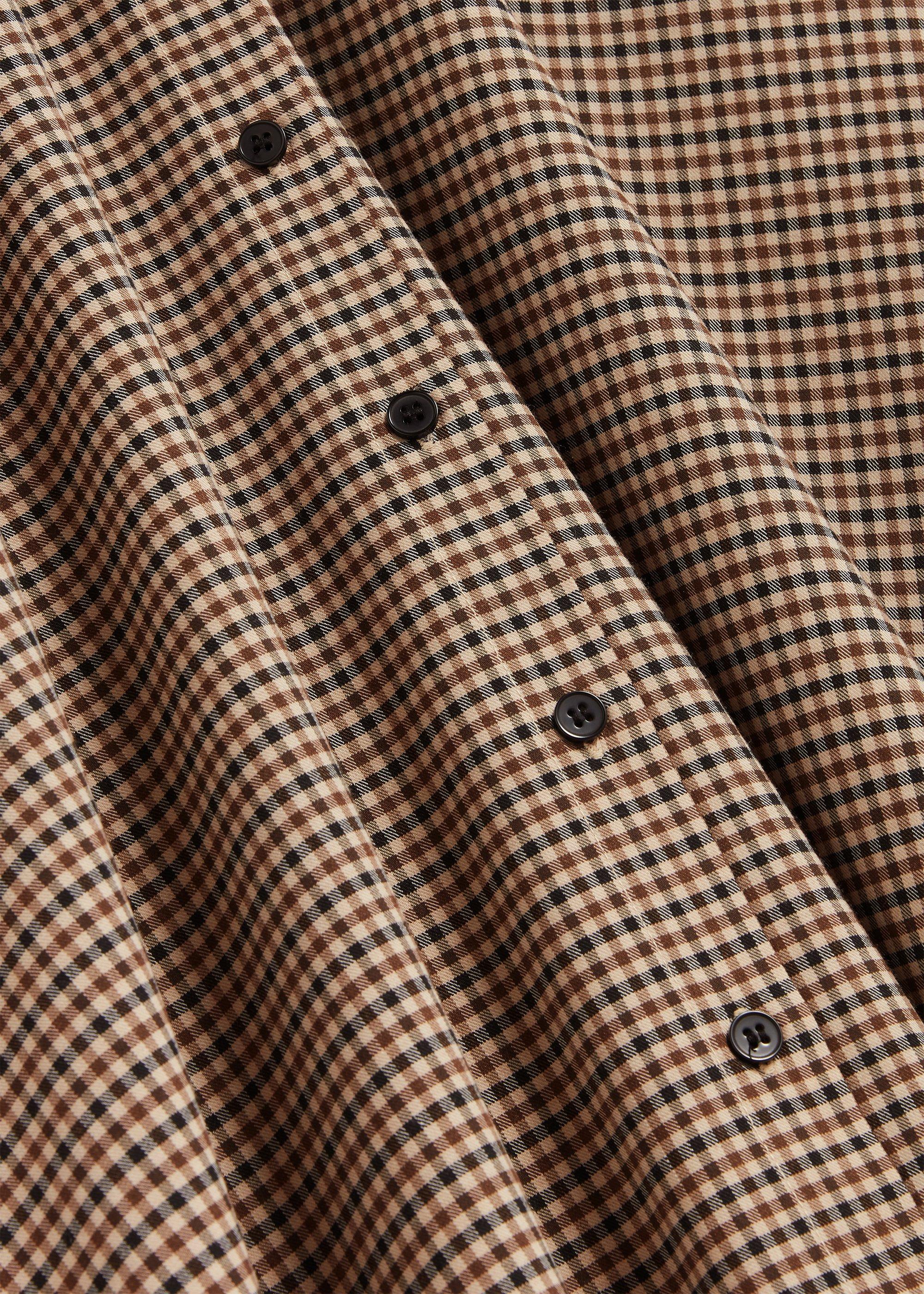 Maura Check Belted Dress, Camel Multi, hi-res