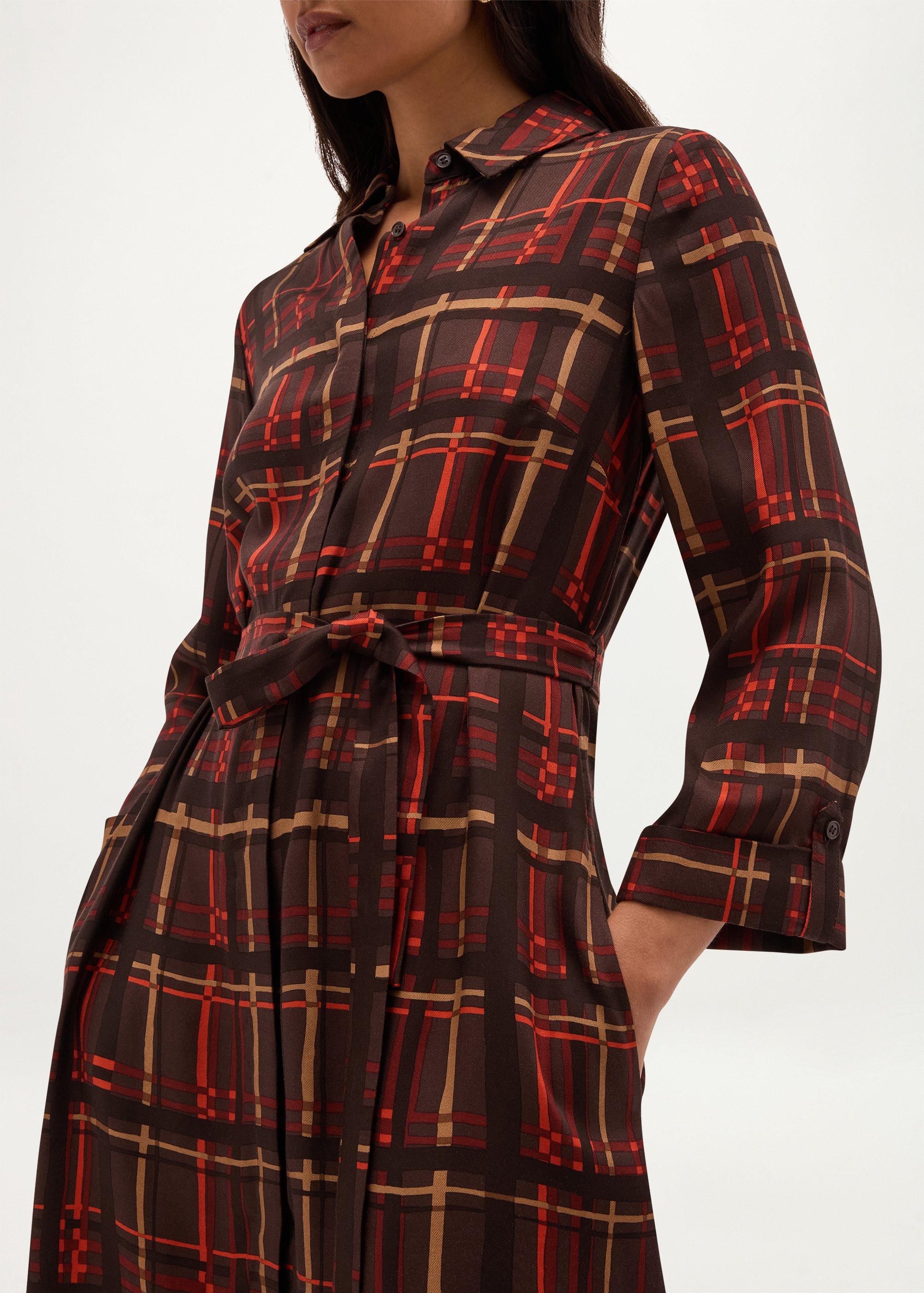Maja Tunic Dress, Brown Multi, hi-res