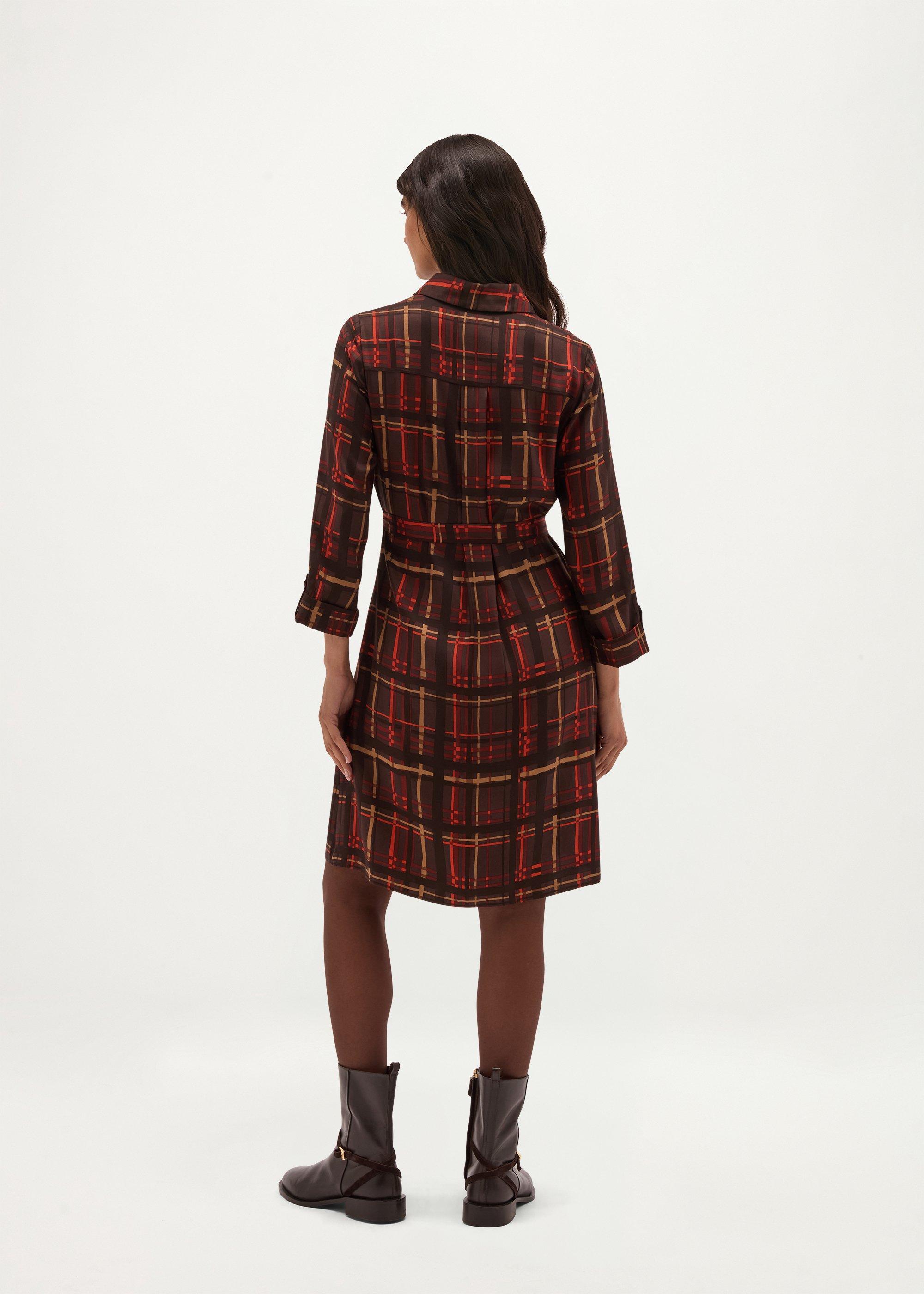 Maja Tunic Dress, Brown Multi, hi-res