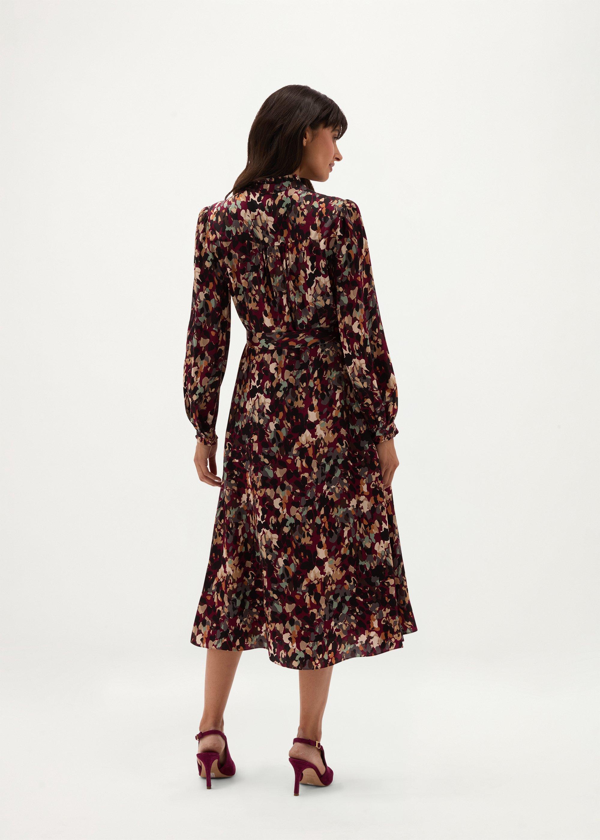 Elin Dress, Plum Multi, hi-res