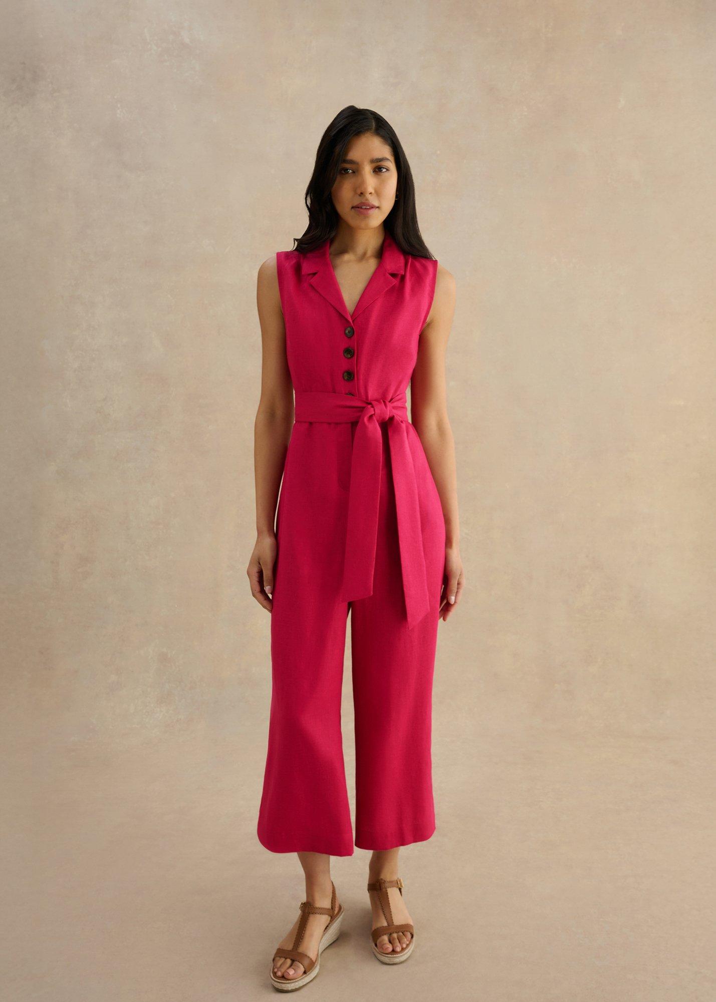 Destiny Linen Jumpsuit