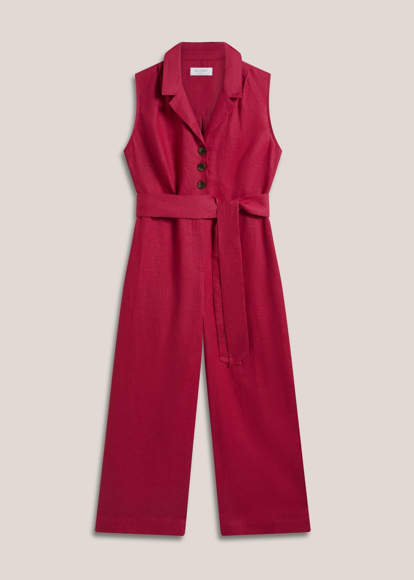 Petite Destiny Linen Jumpsuit