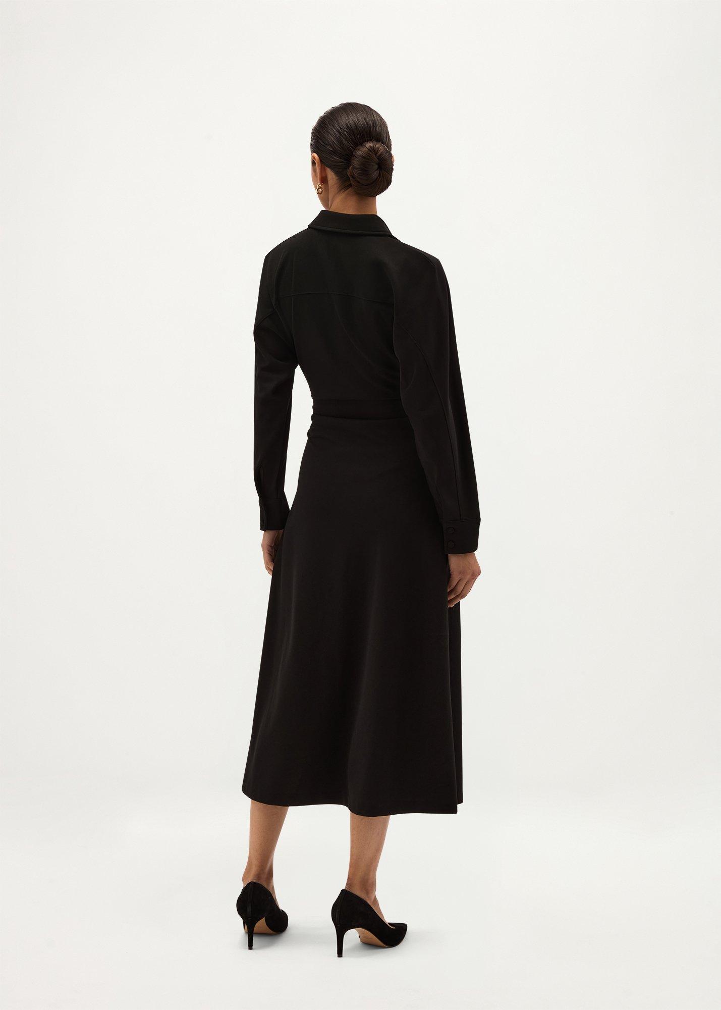 Petula Jersey Dress, Hobbs Black, hi-res