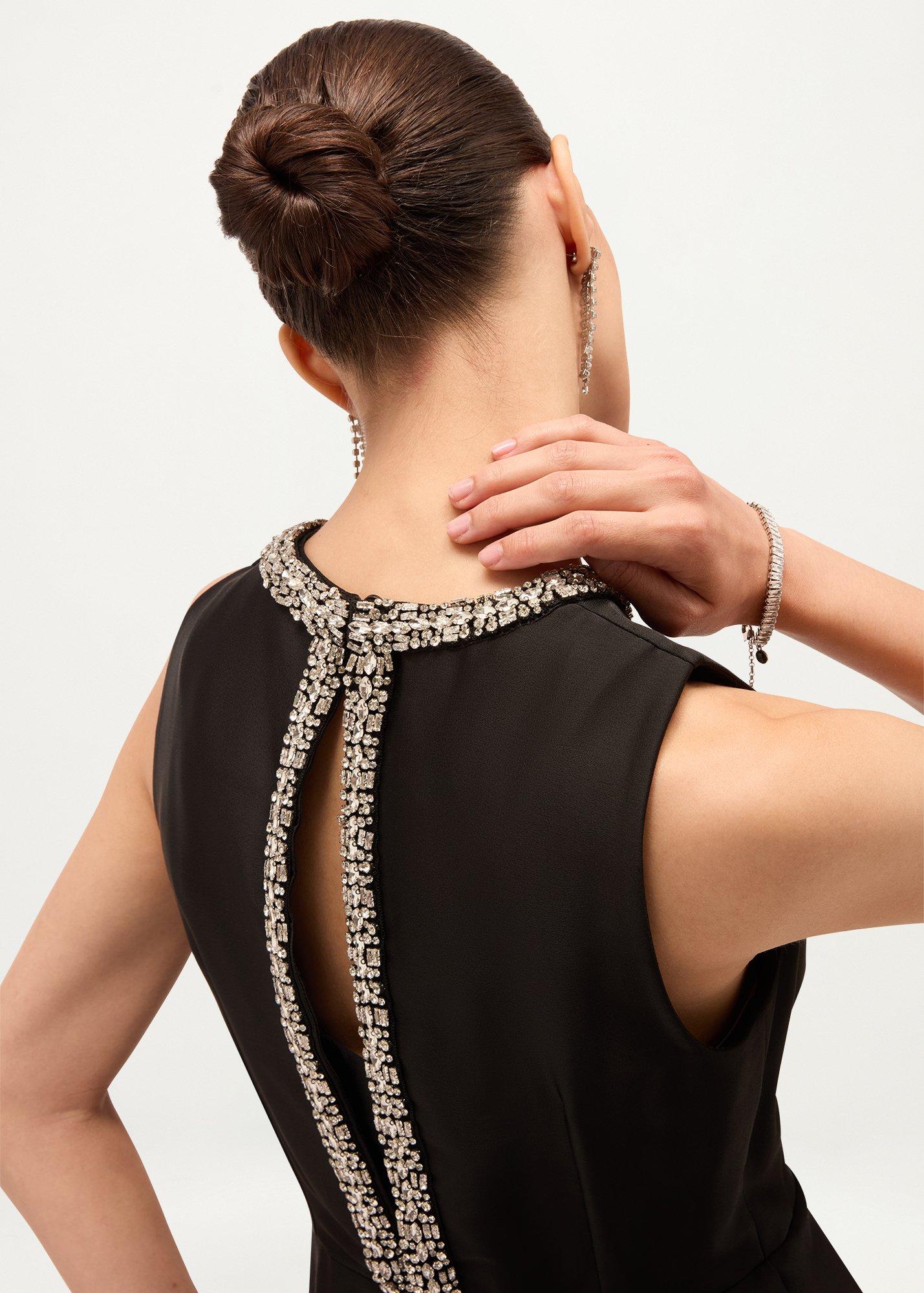 Anne Dress, Black, hi-res
