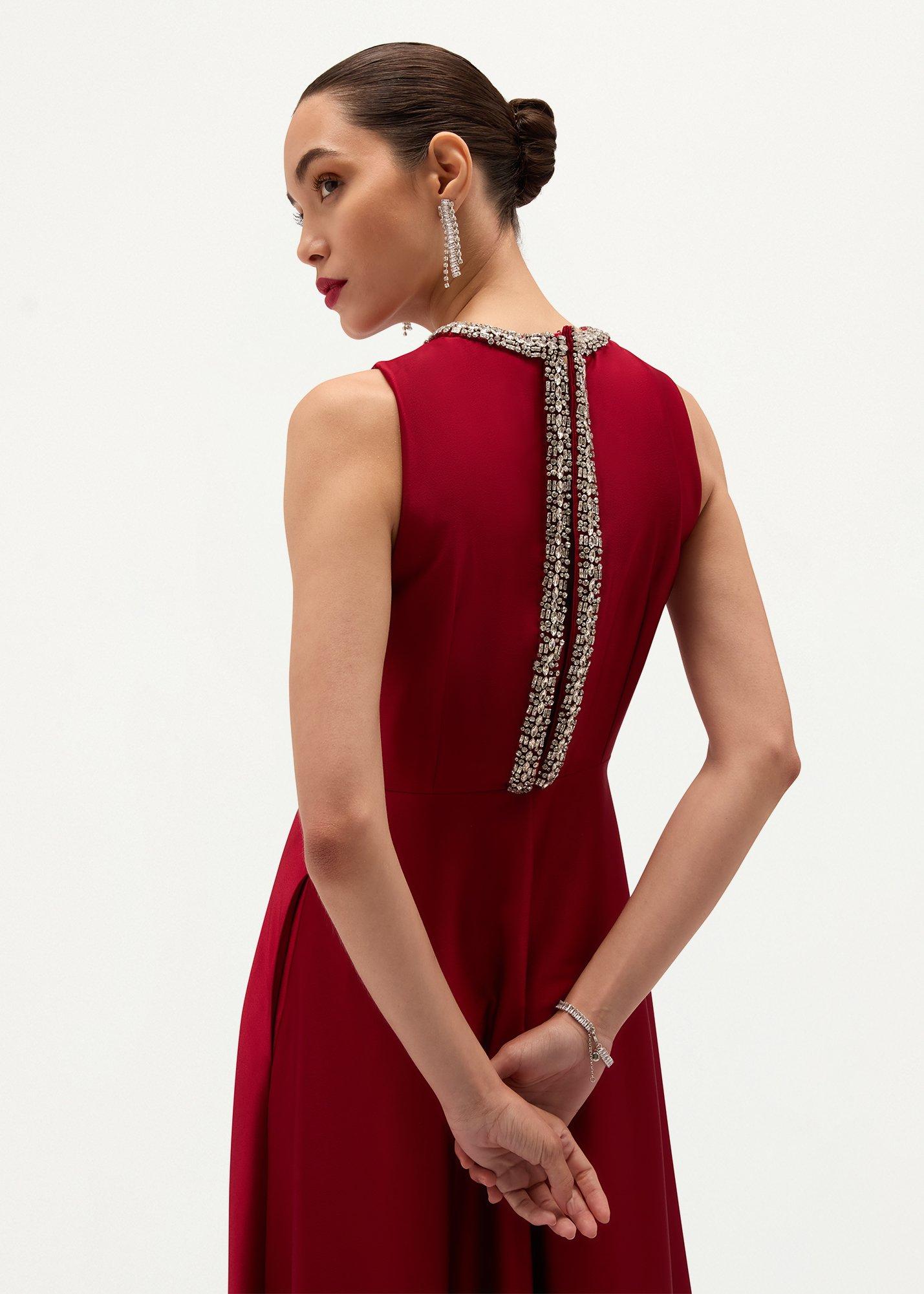Anne Dress, Lipstick Red, hi-res