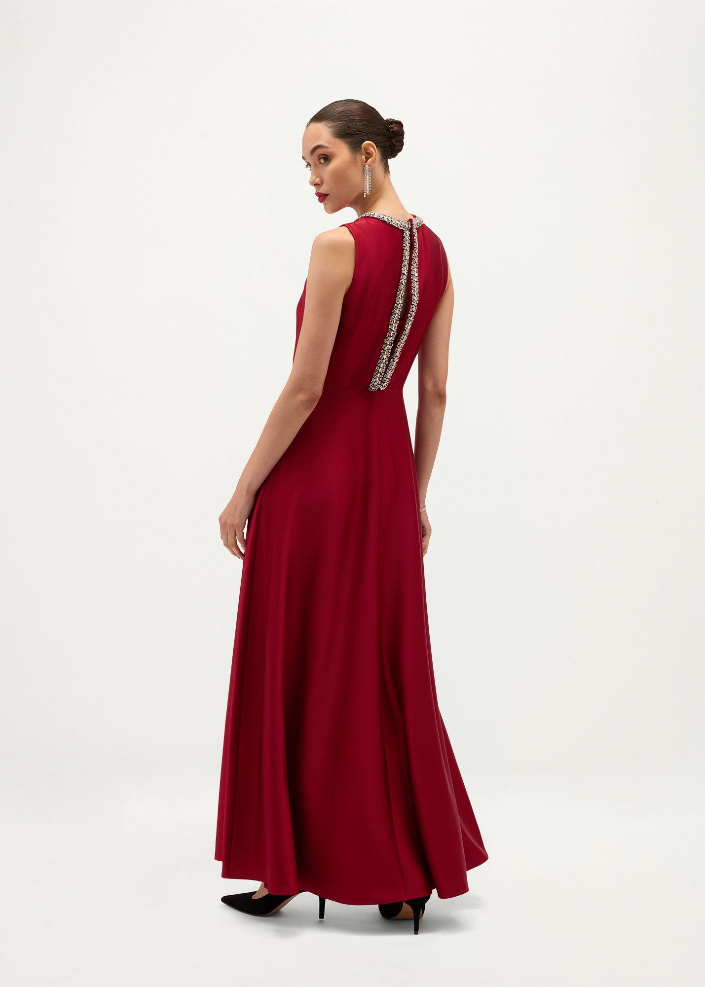 Anne Dress, Lipstick Red, hi-res