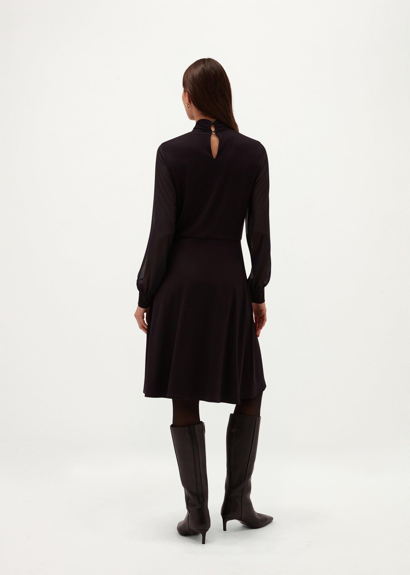 Marian Jersey Dress, Hobbs Navy, hi-res
