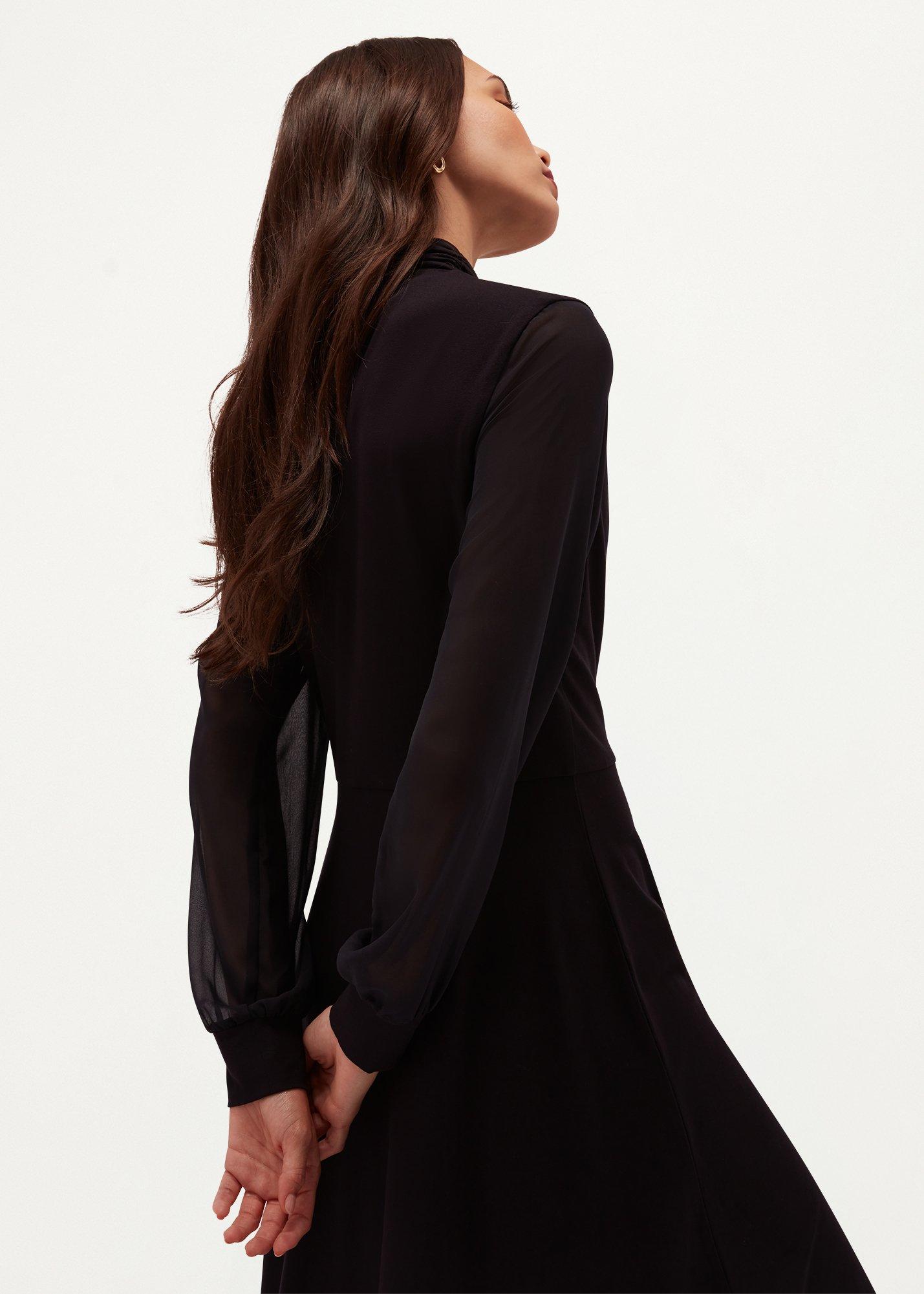 Marian Jersey Dress, Hobbs Navy, hi-res
