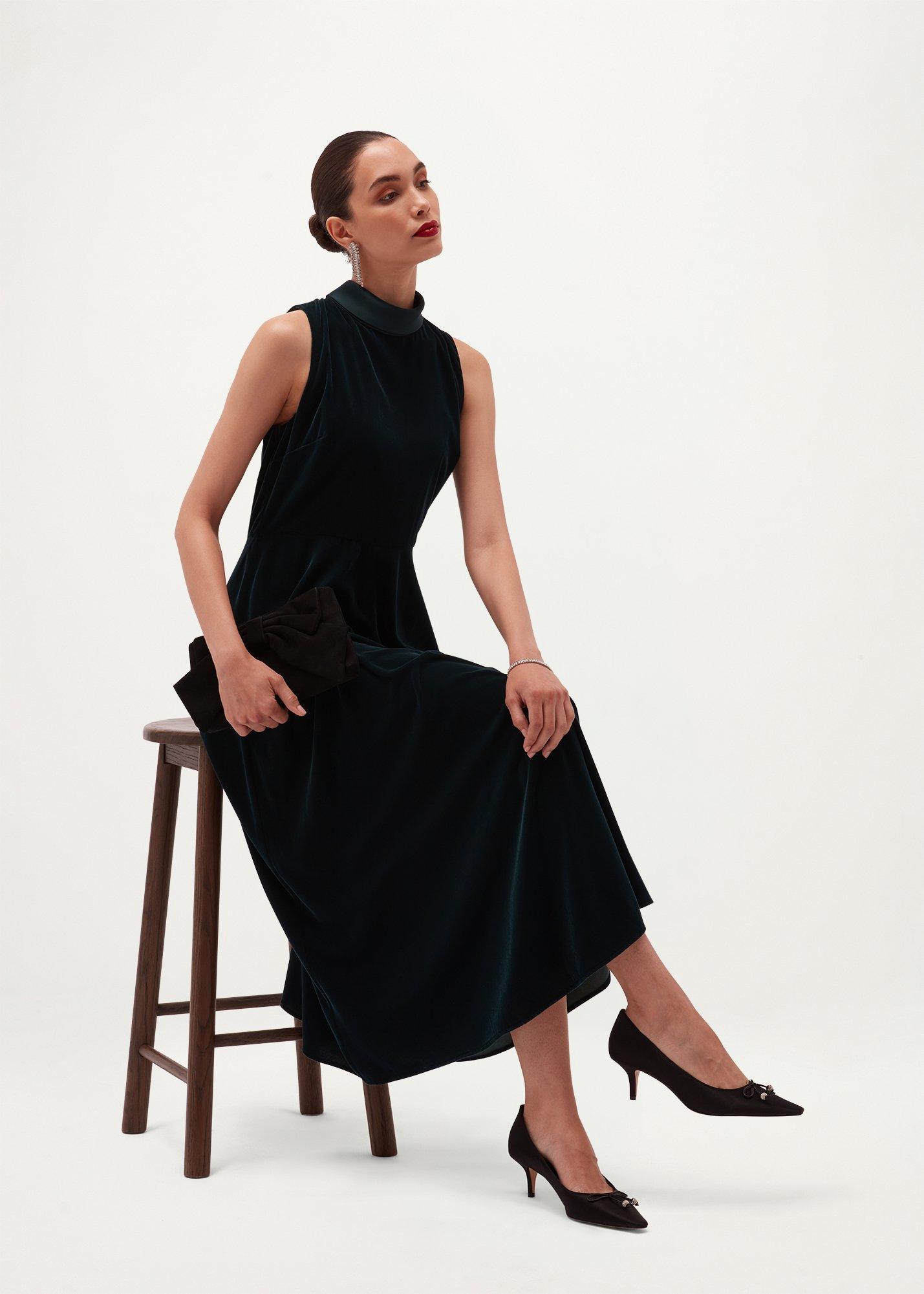 Tallie Dress, Evergreen, hi-res