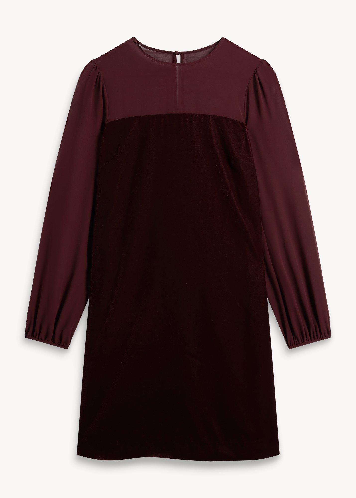 Hana Velvet Popover Dress