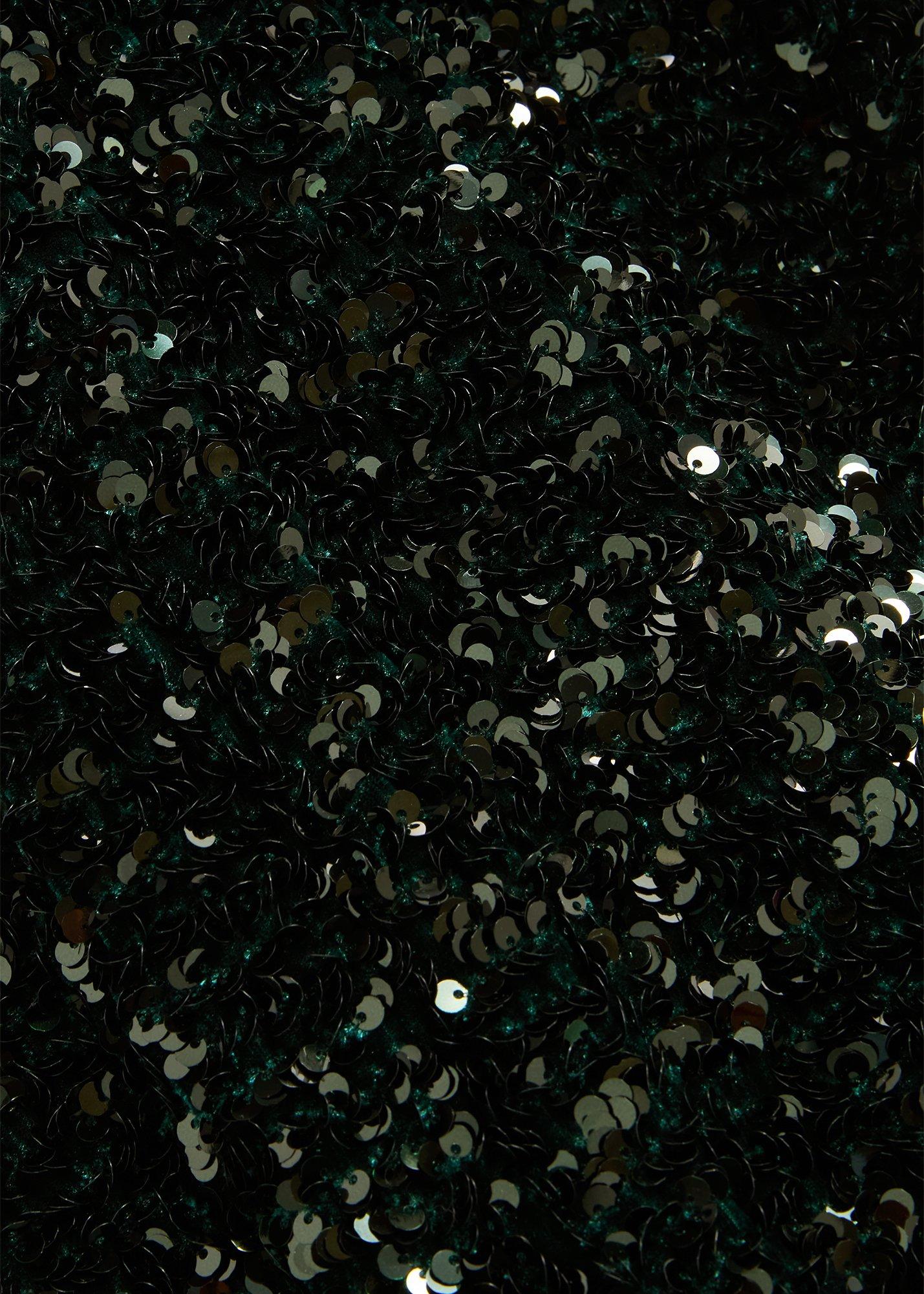 Sawyer Sequin Dress, Evergreen, hi-res