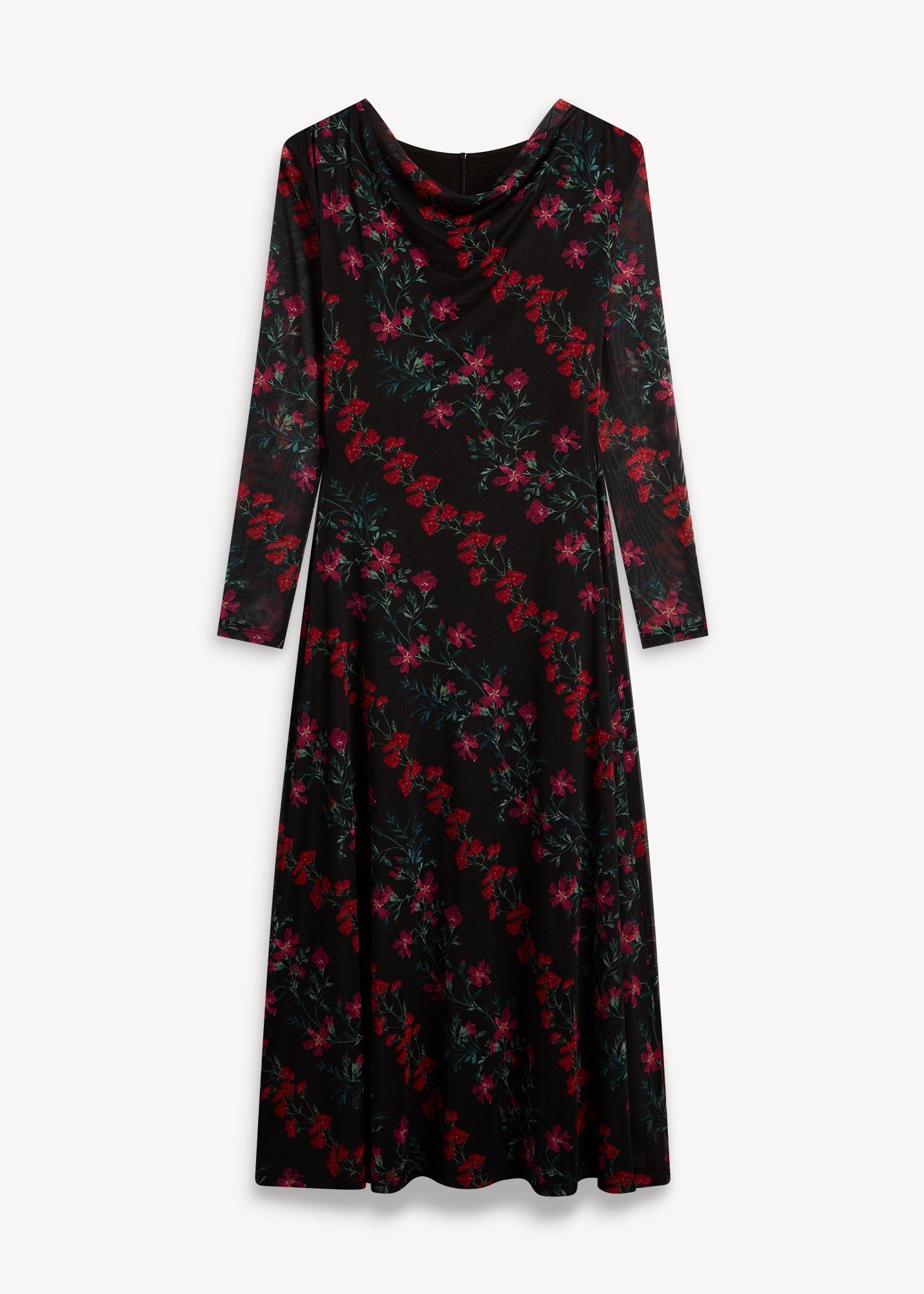 Azaria Floral Mesh Dress