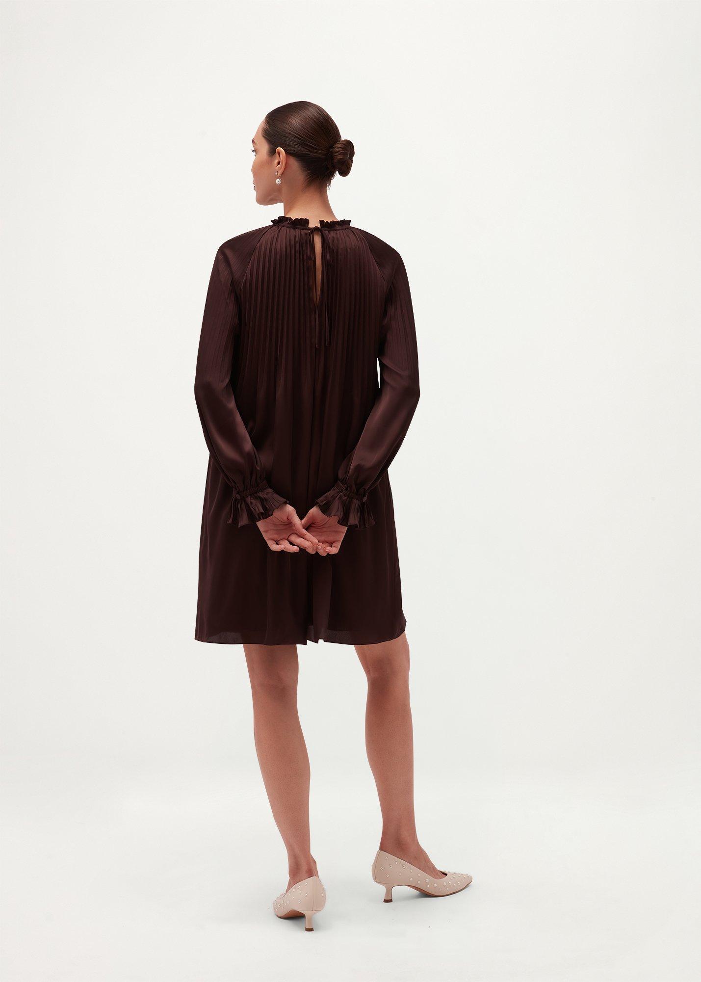 Yardley Dress, Deep Brown, hi-res