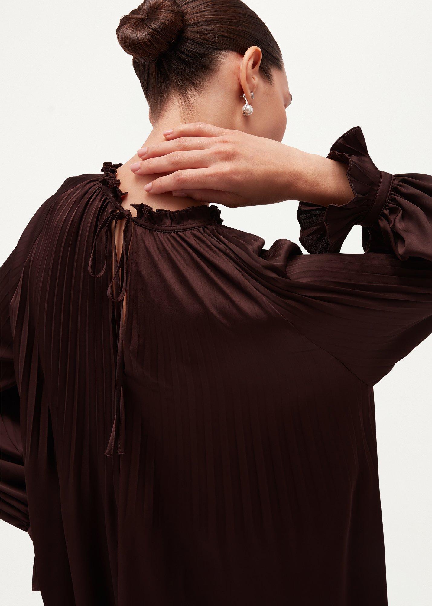 Yardley Dress, Deep Brown, hi-res