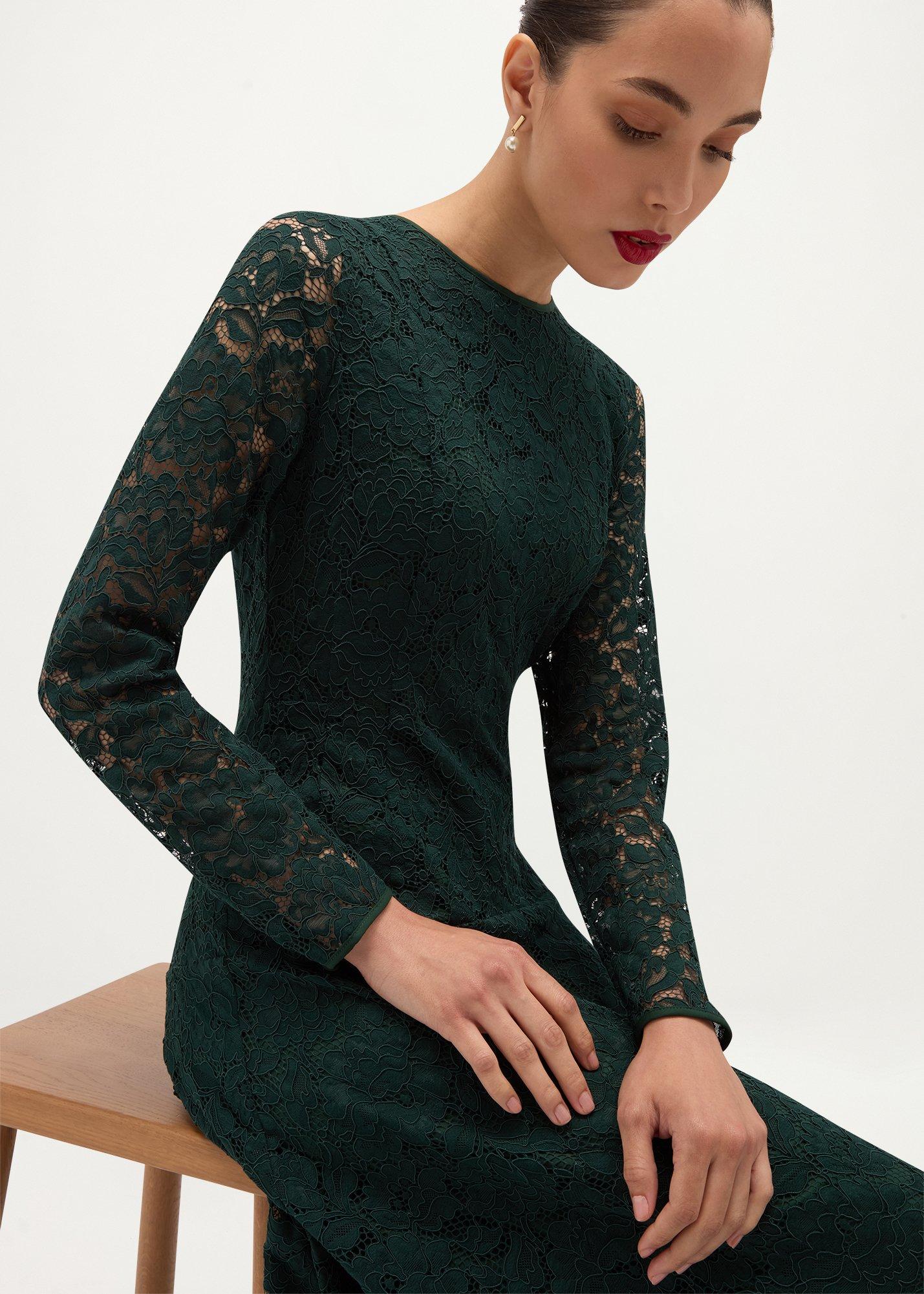 Ashdown Dress, Green, hi-res