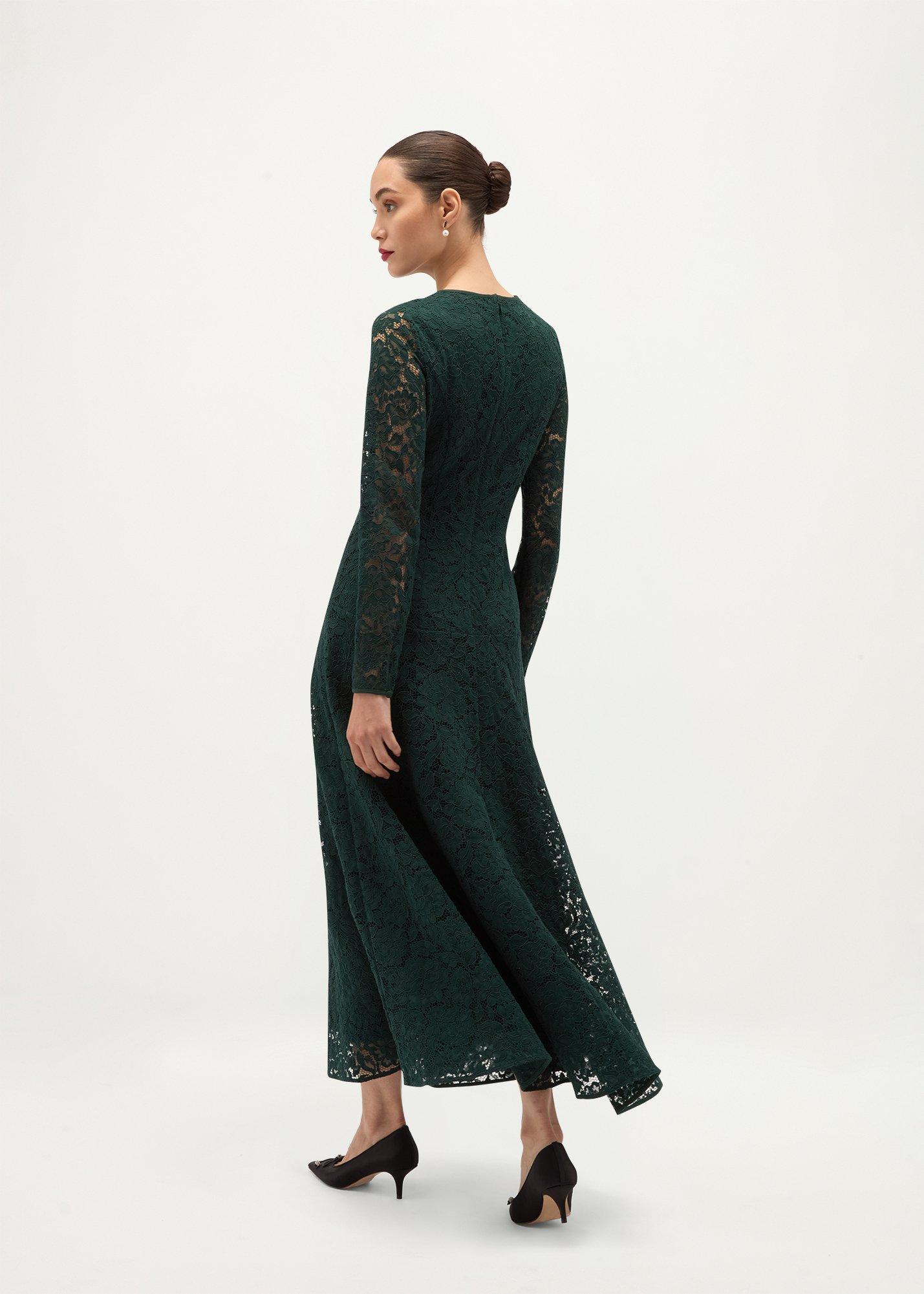 Ashdown Dress, Green, hi-res