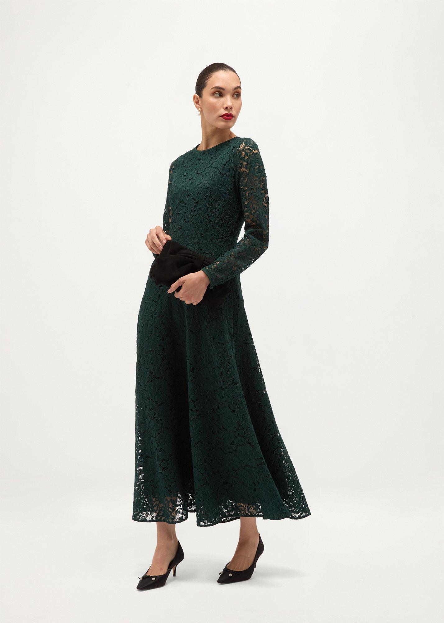 Ashdown Dress, Green, hi-res
